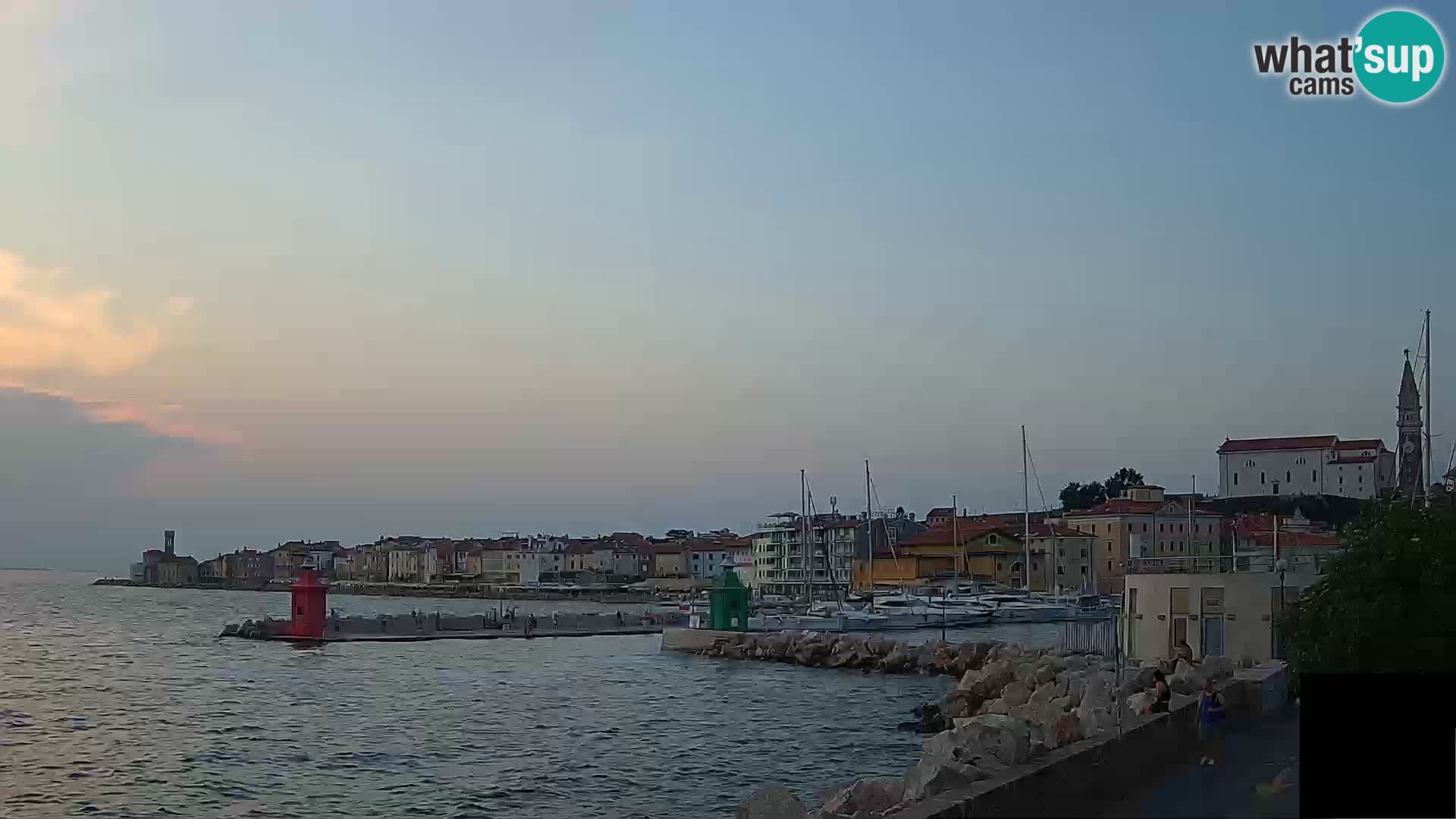 Piran – view to Punta and Mandrač