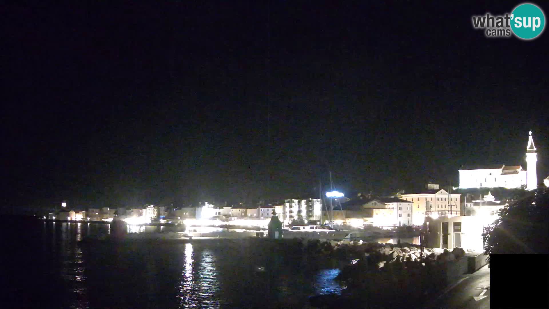 Piran – view to Punta and Mandrač