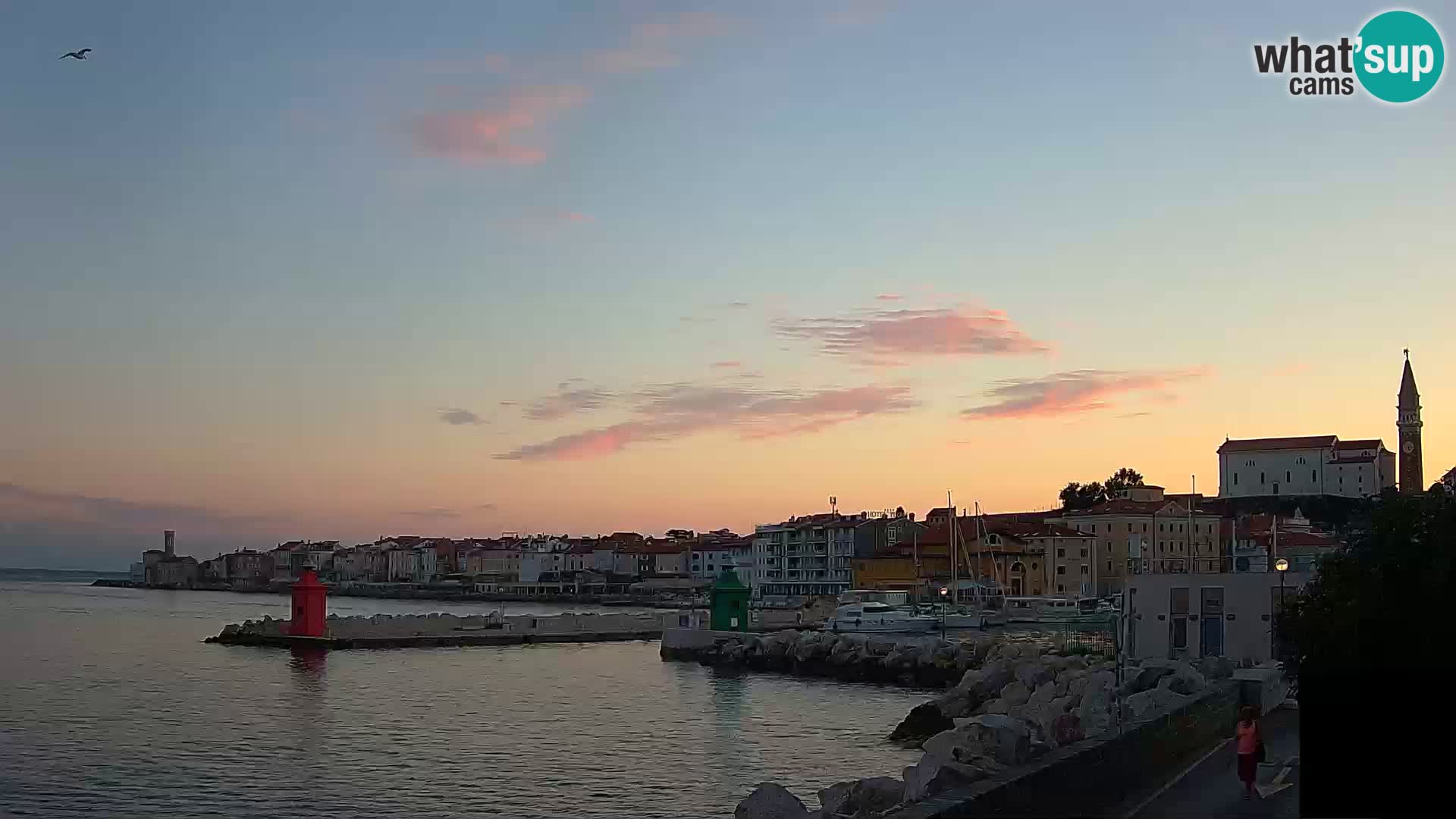 Piran – view to Punta and Mandrač