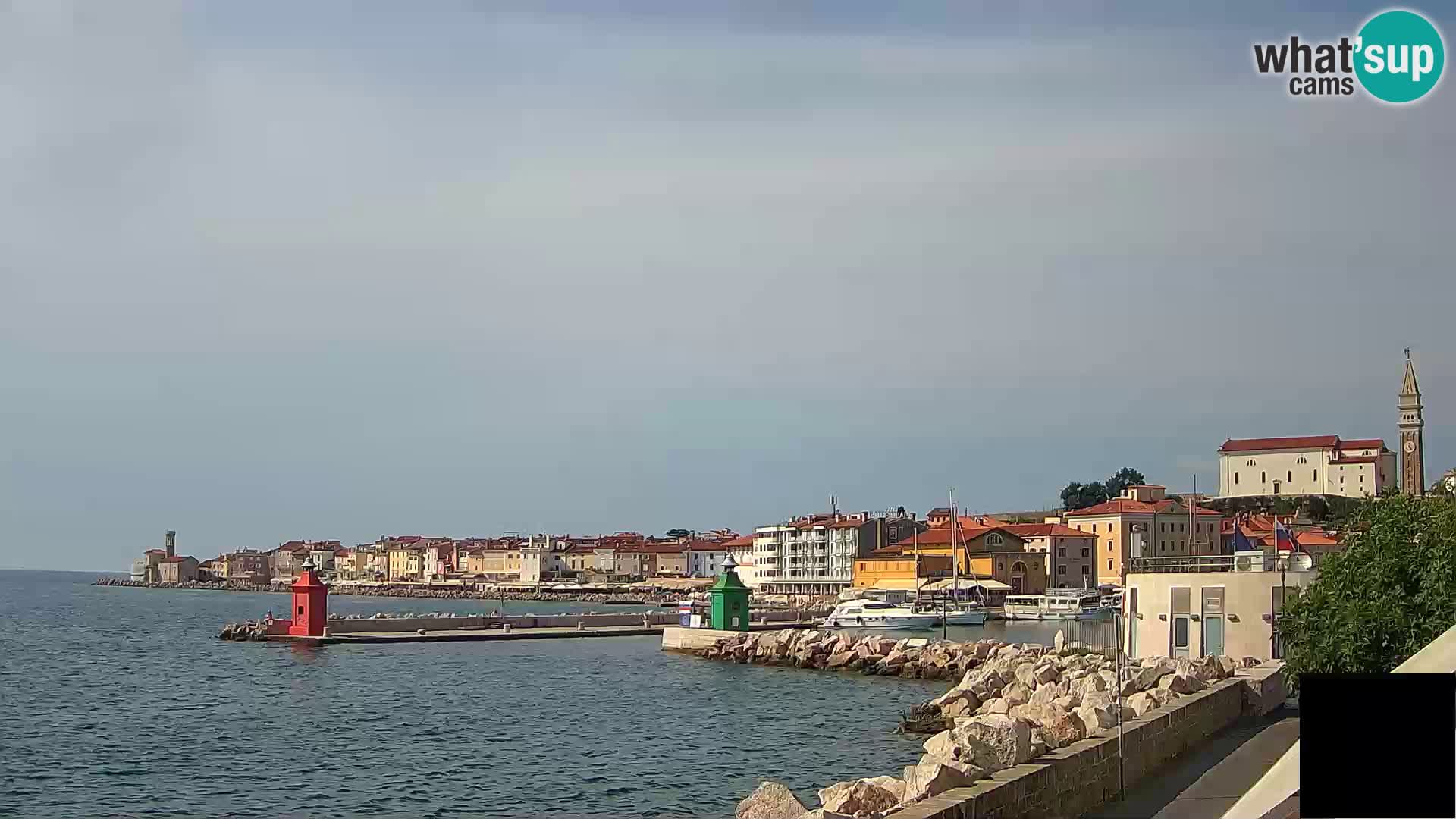 Piran – view to Punta and Mandrač