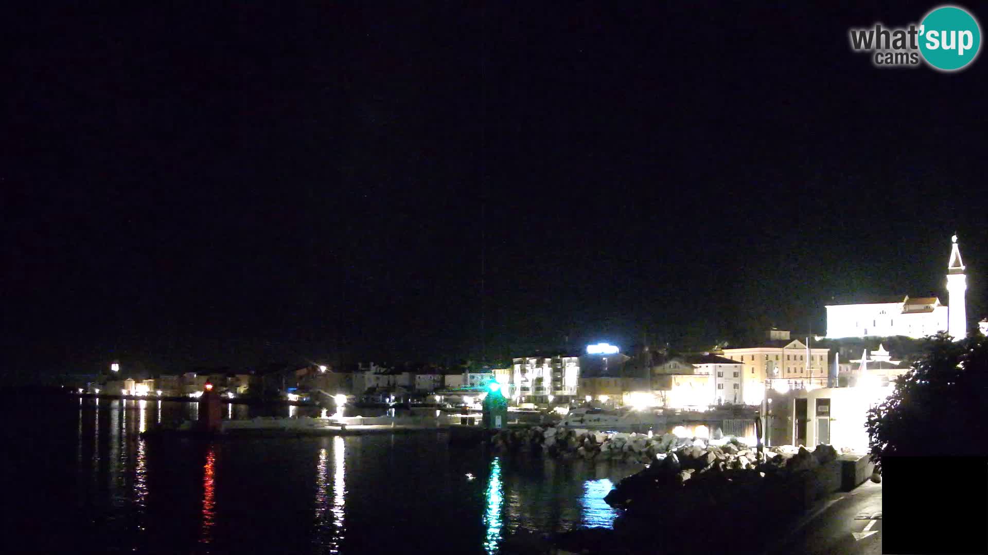 Pirano – vista verso la Punta e il “Mandrač”