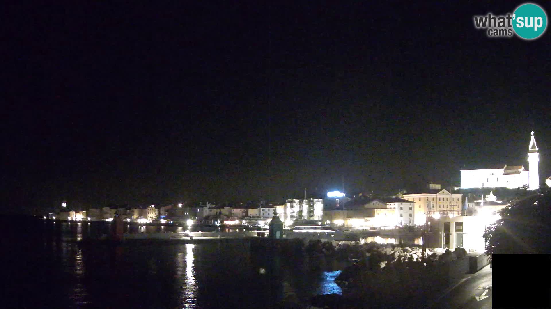 Piran – view to Punta and Mandrač