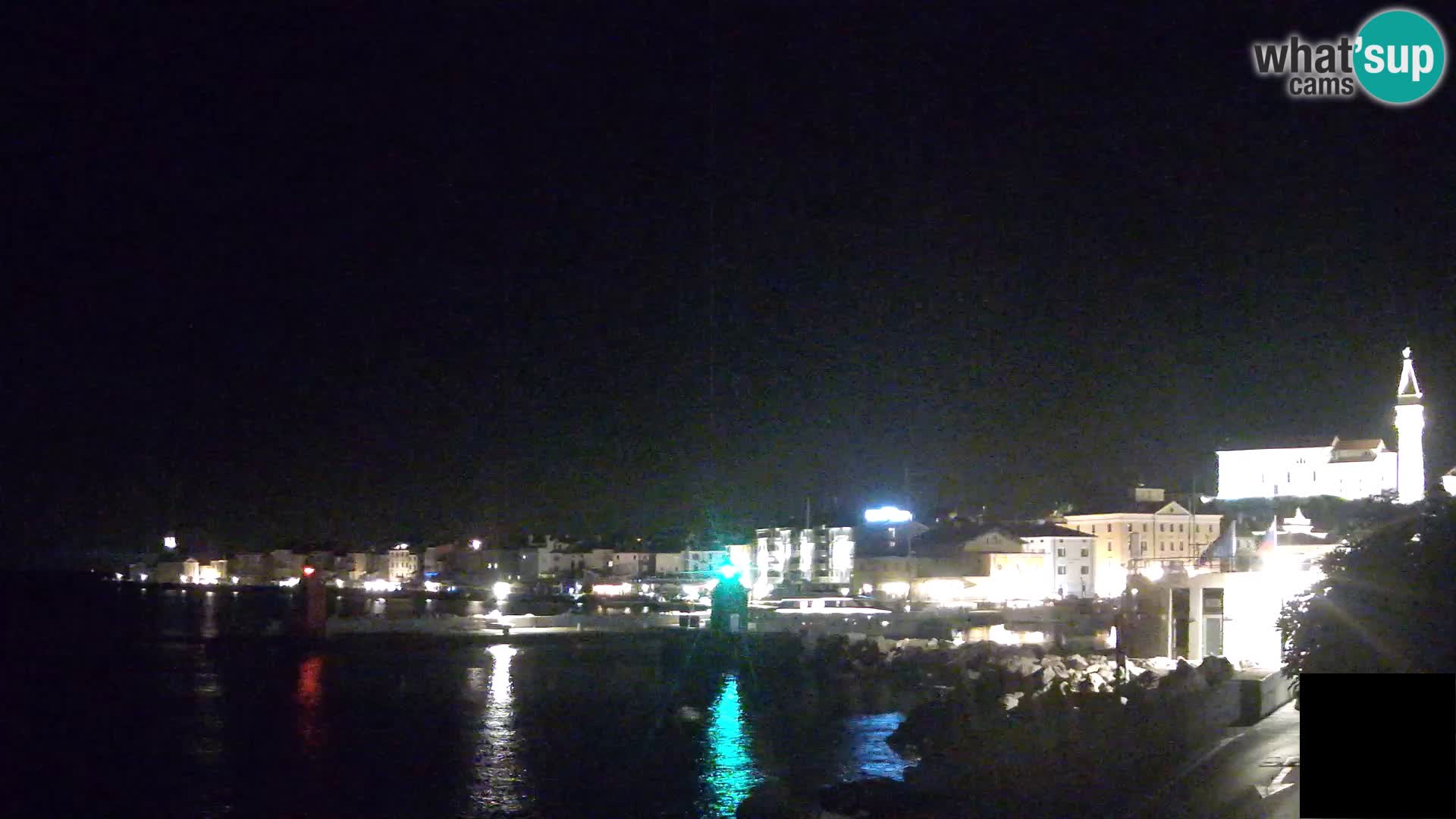 Pirano – vista verso la Punta e il “Mandrač”