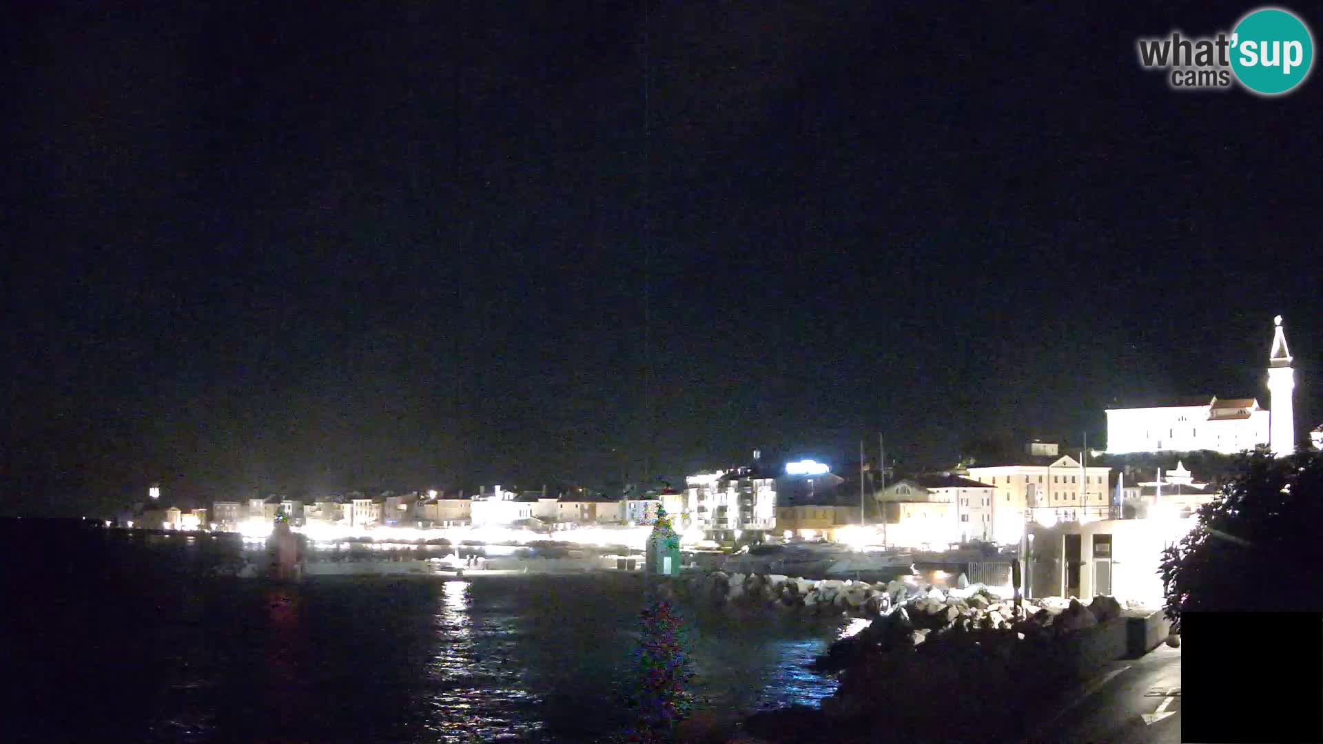 Piran – Pogled proti Punti in Mandraču