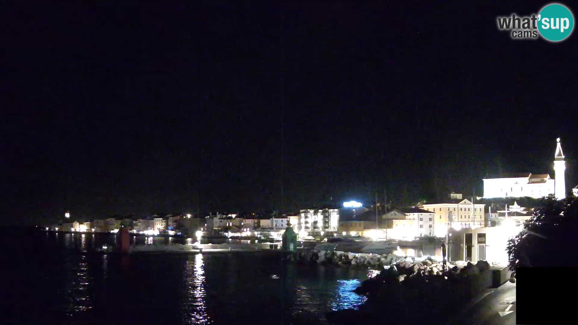 Piran – view to Punta and Mandrač