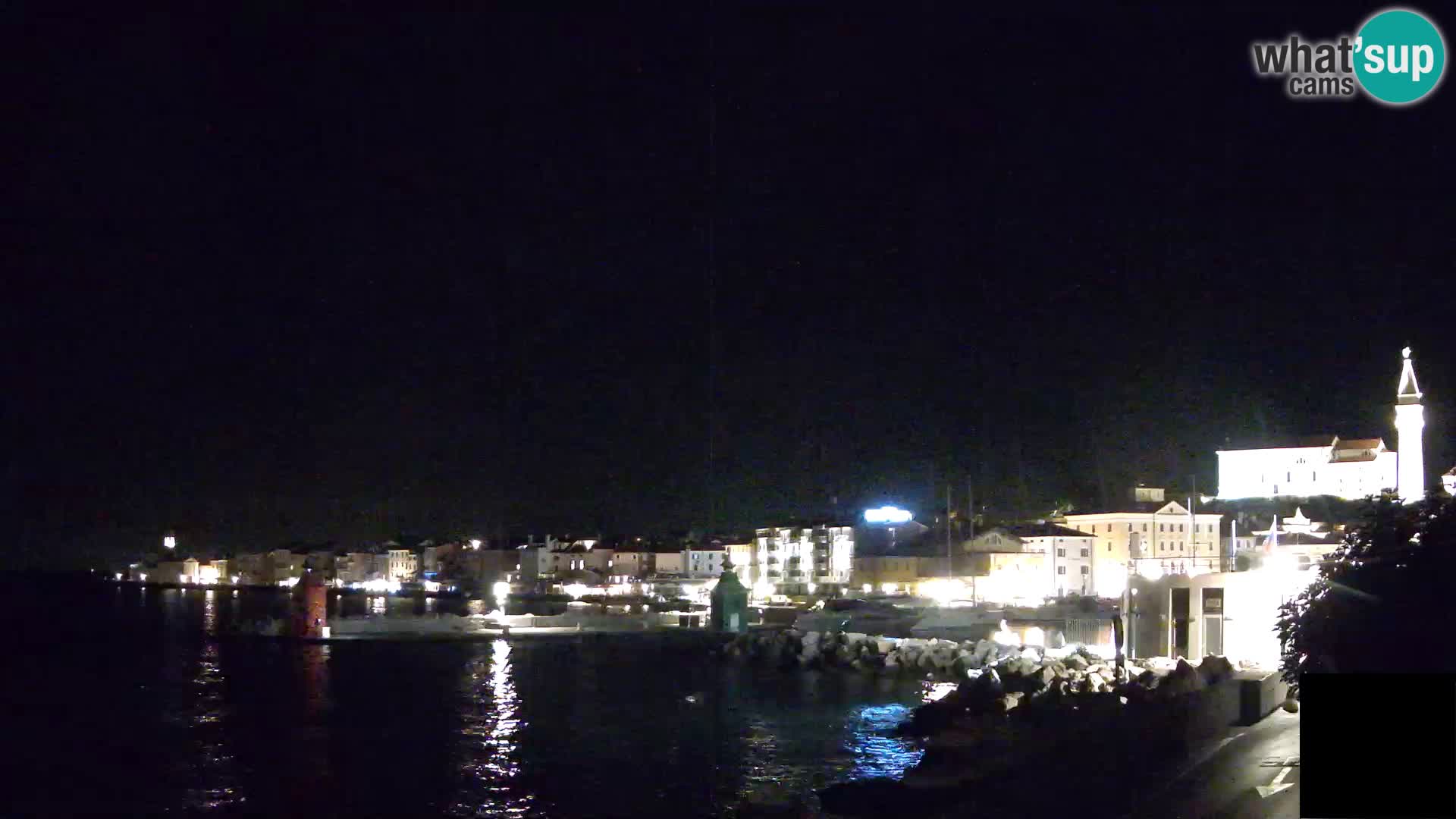 Piran – view to Punta and Mandrač