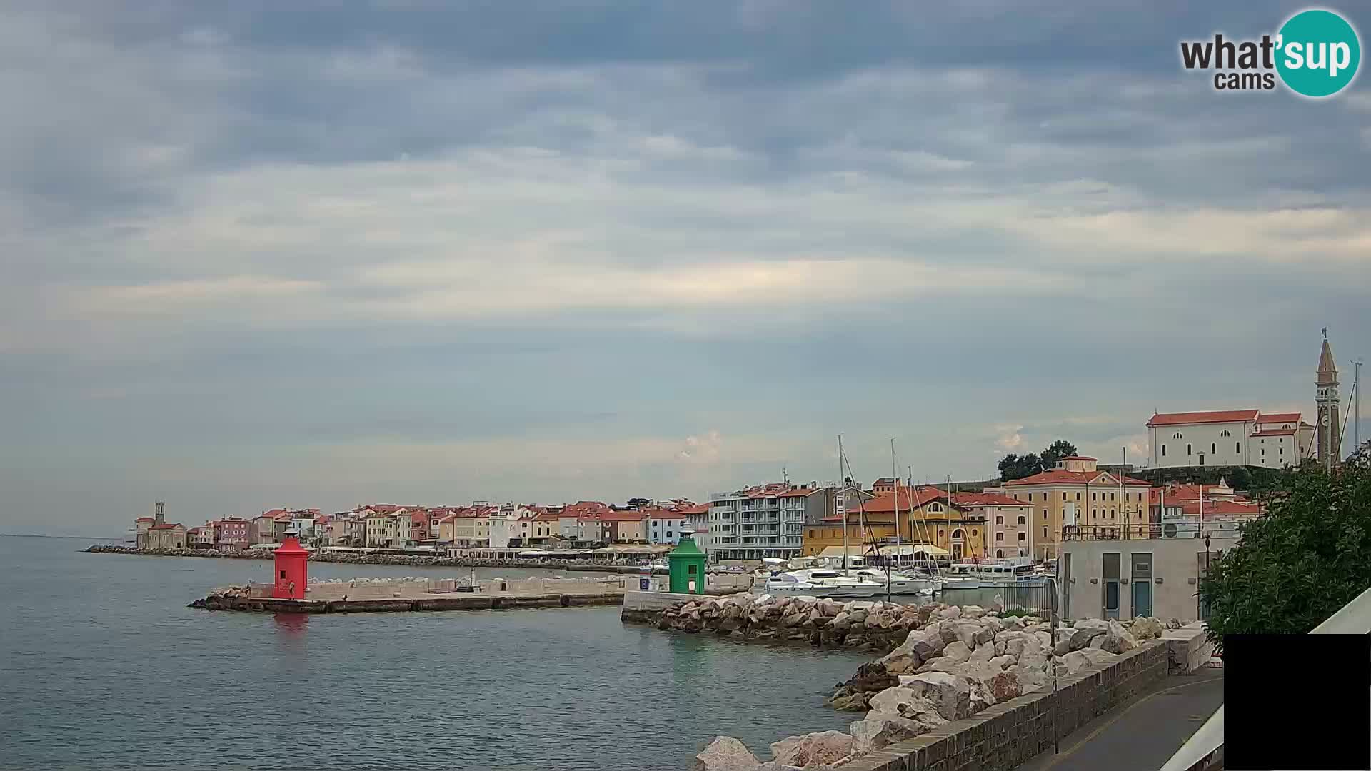 Piran – Pogled proti Punti in Mandraču