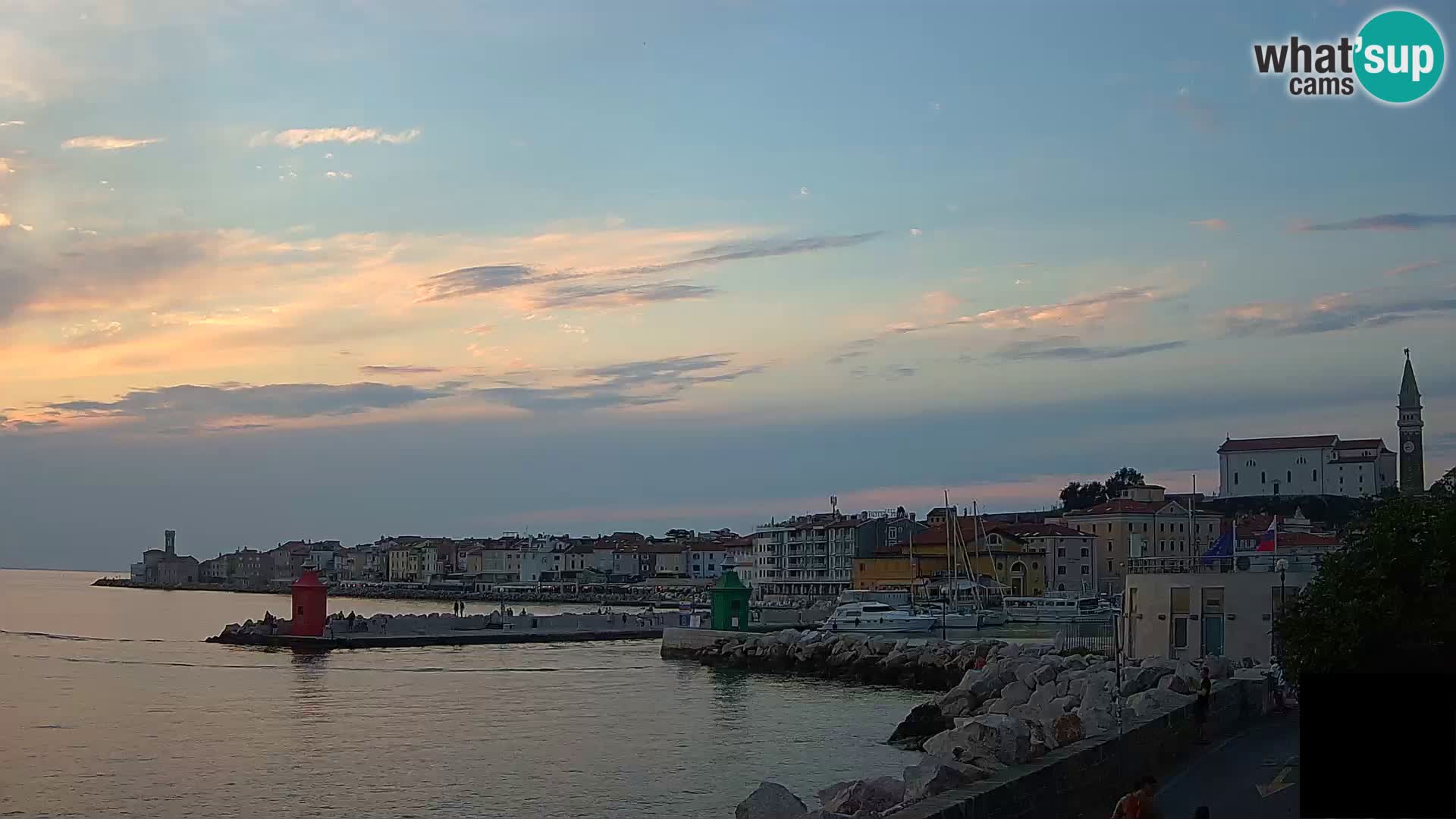 Pirano – vista verso la Punta e il “Mandrač”
