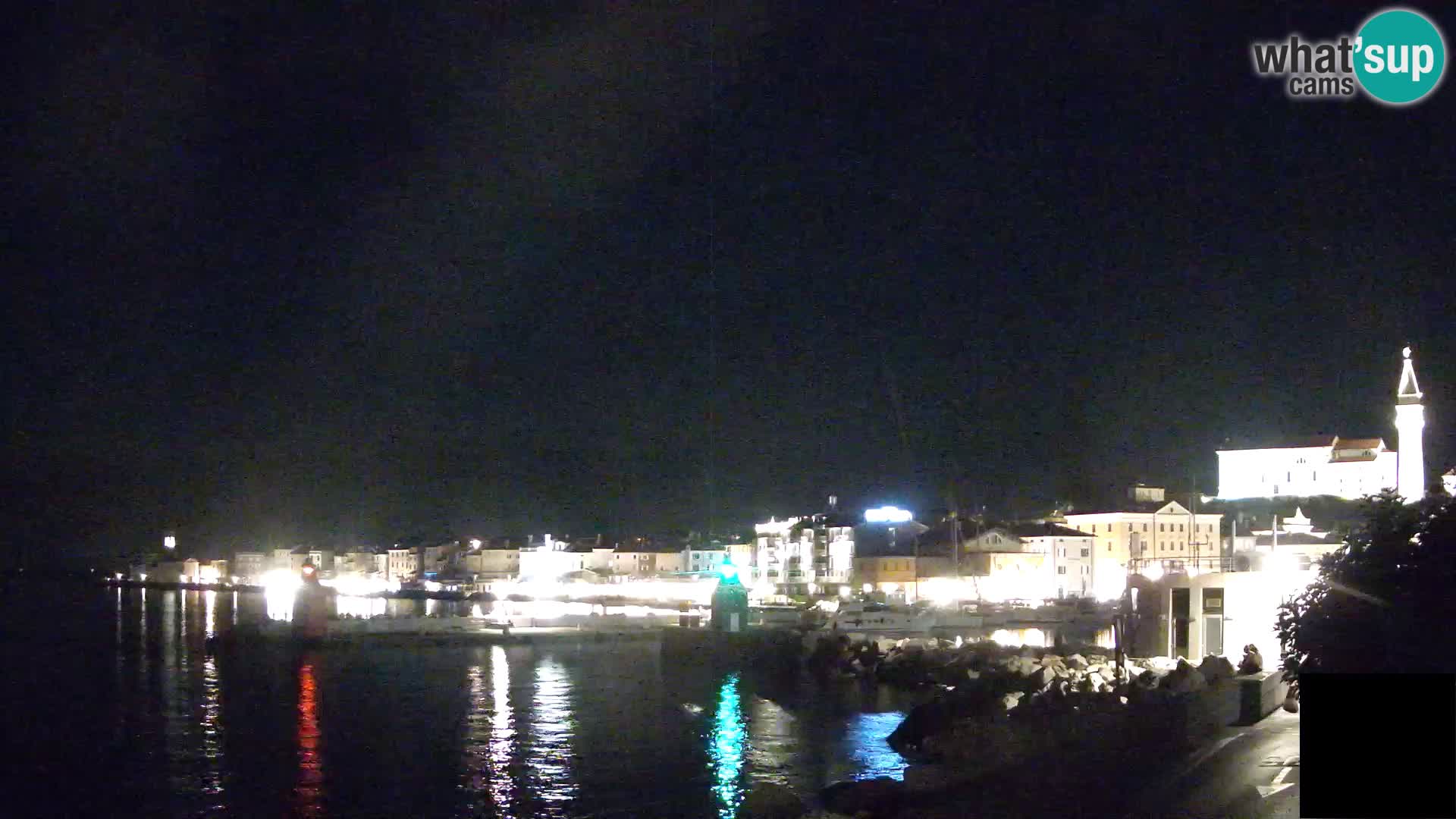 Pirano – vista verso la Punta e il “Mandrač”