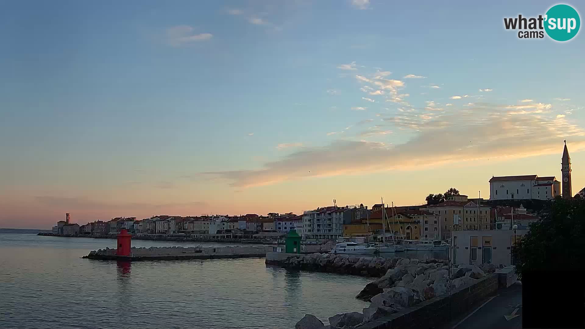 Piran – view to Punta and Mandrač