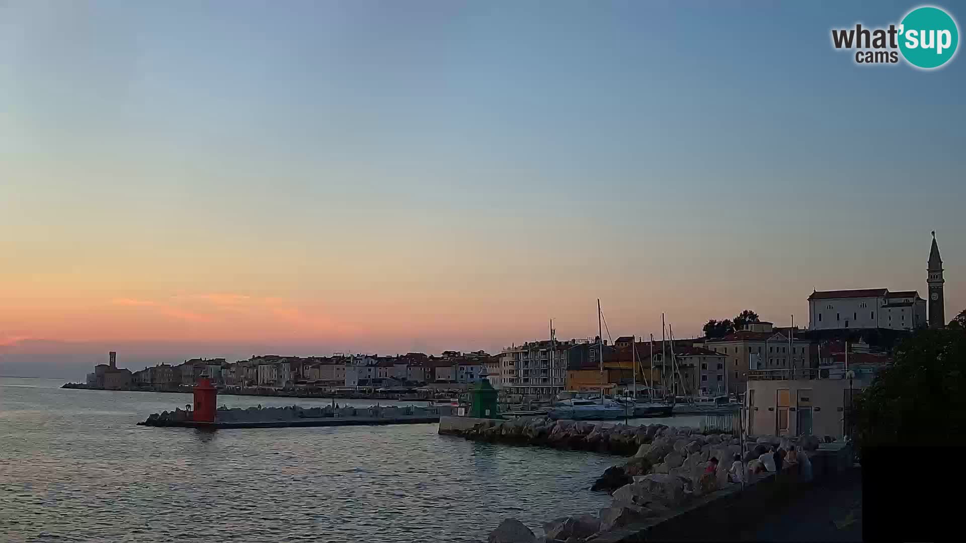 Pirano – vista verso la Punta e il “Mandrač”