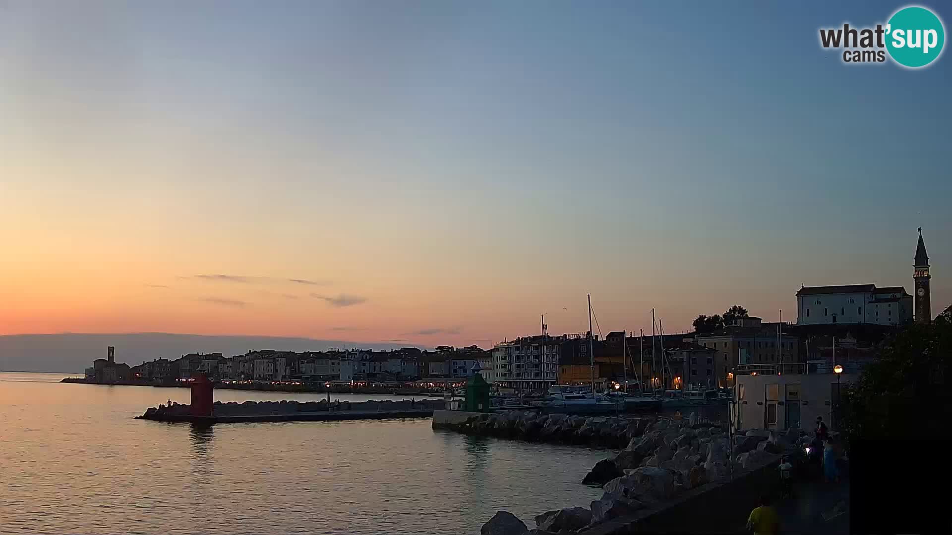 Piran – view to Punta and Mandrač