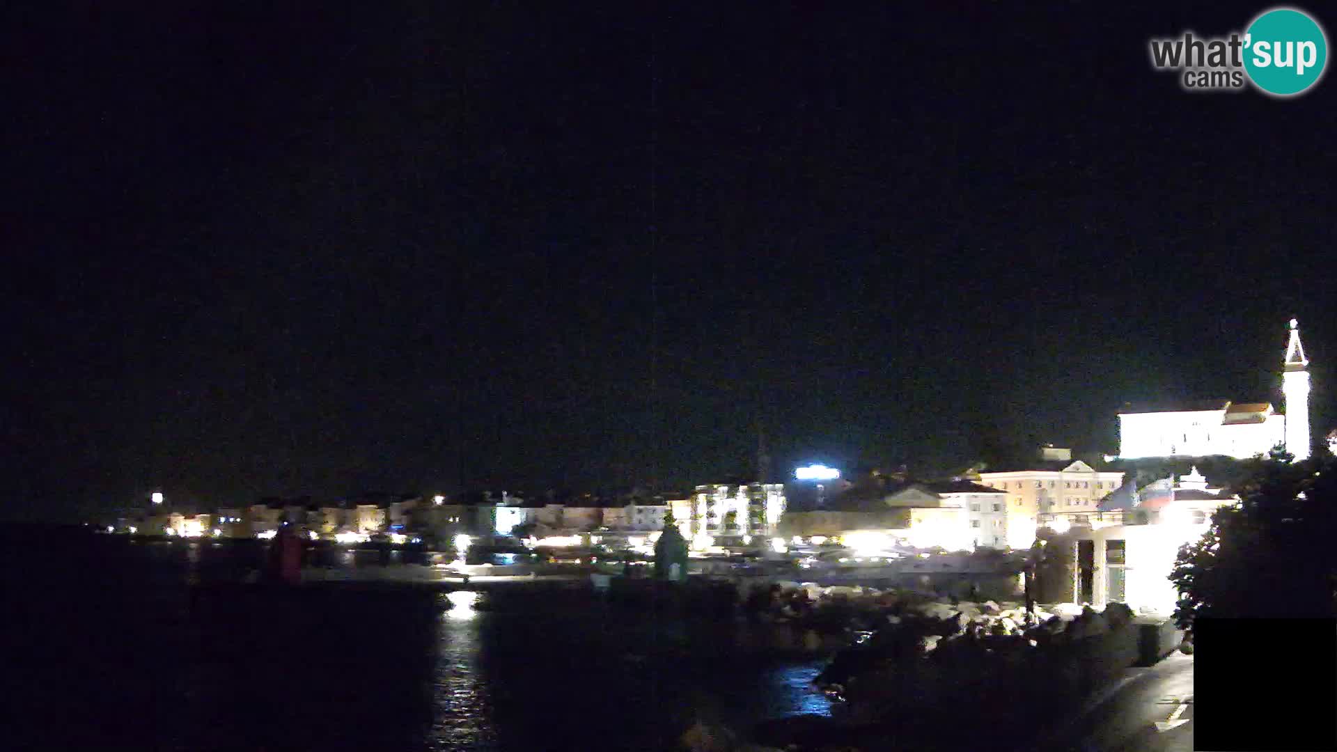 Piran – view to Punta and Mandrač