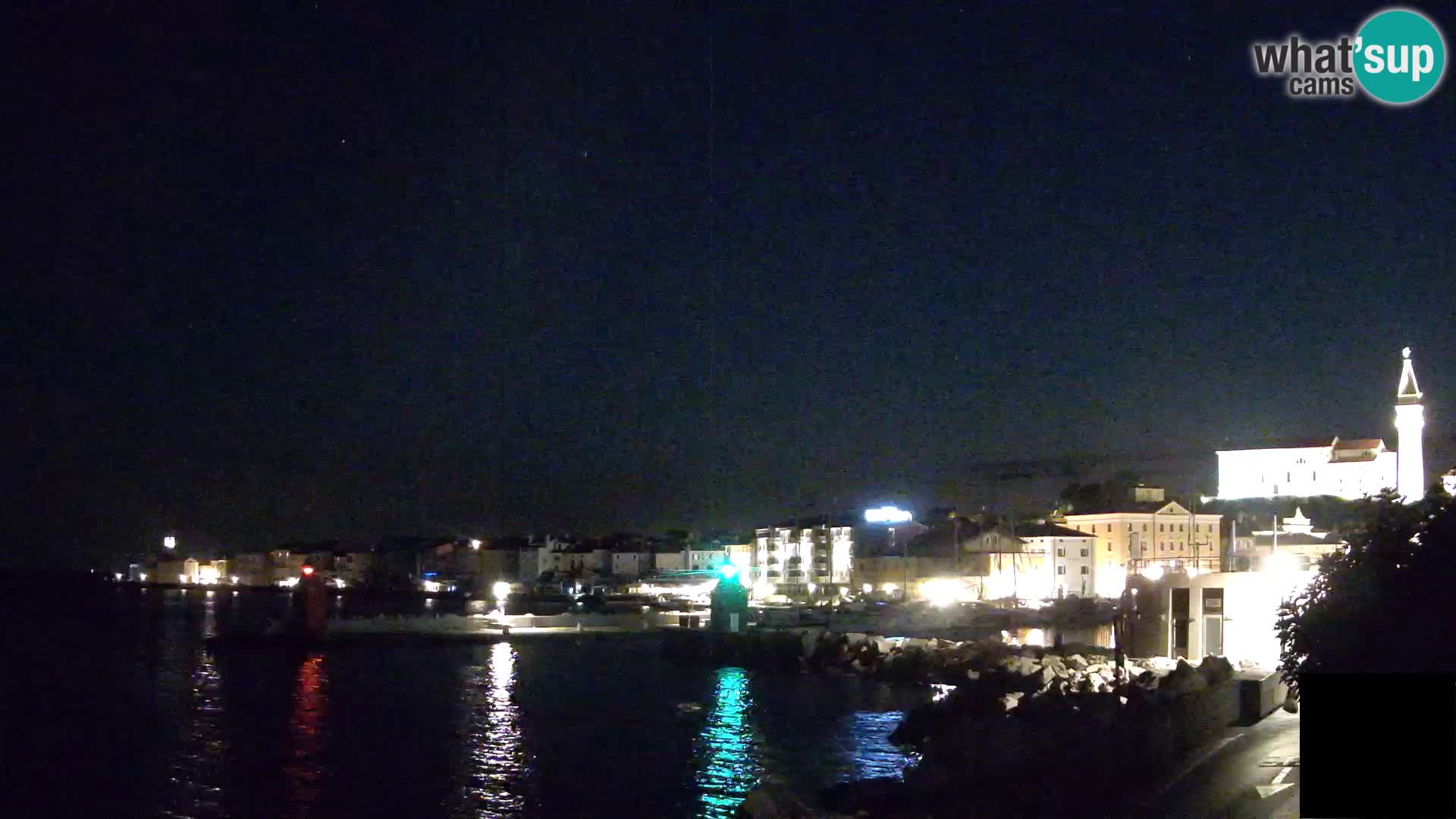Pirano – vista verso la Punta e il “Mandrač”