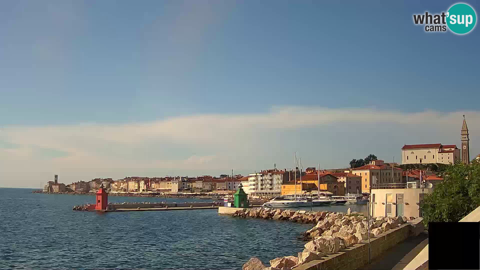 Piran – Pogled proti Punti in Mandraču