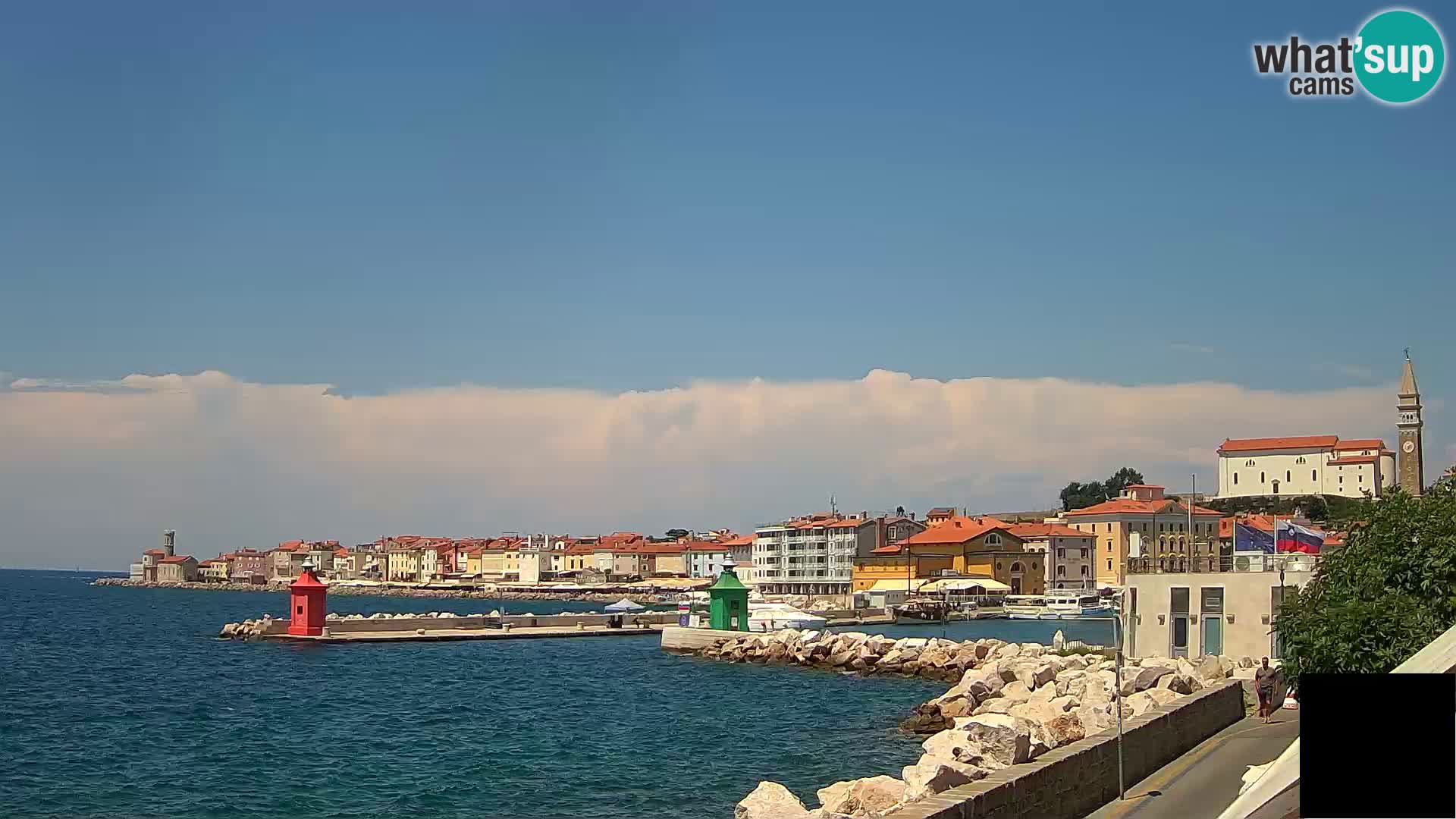 Piran – Pogled proti Punti in Mandraču