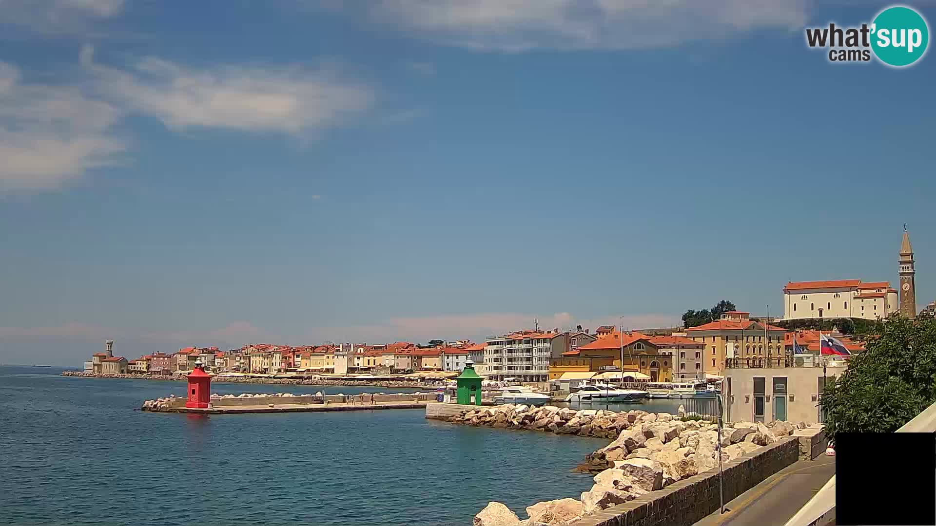 Piran – Pogled proti Punti in Mandraču