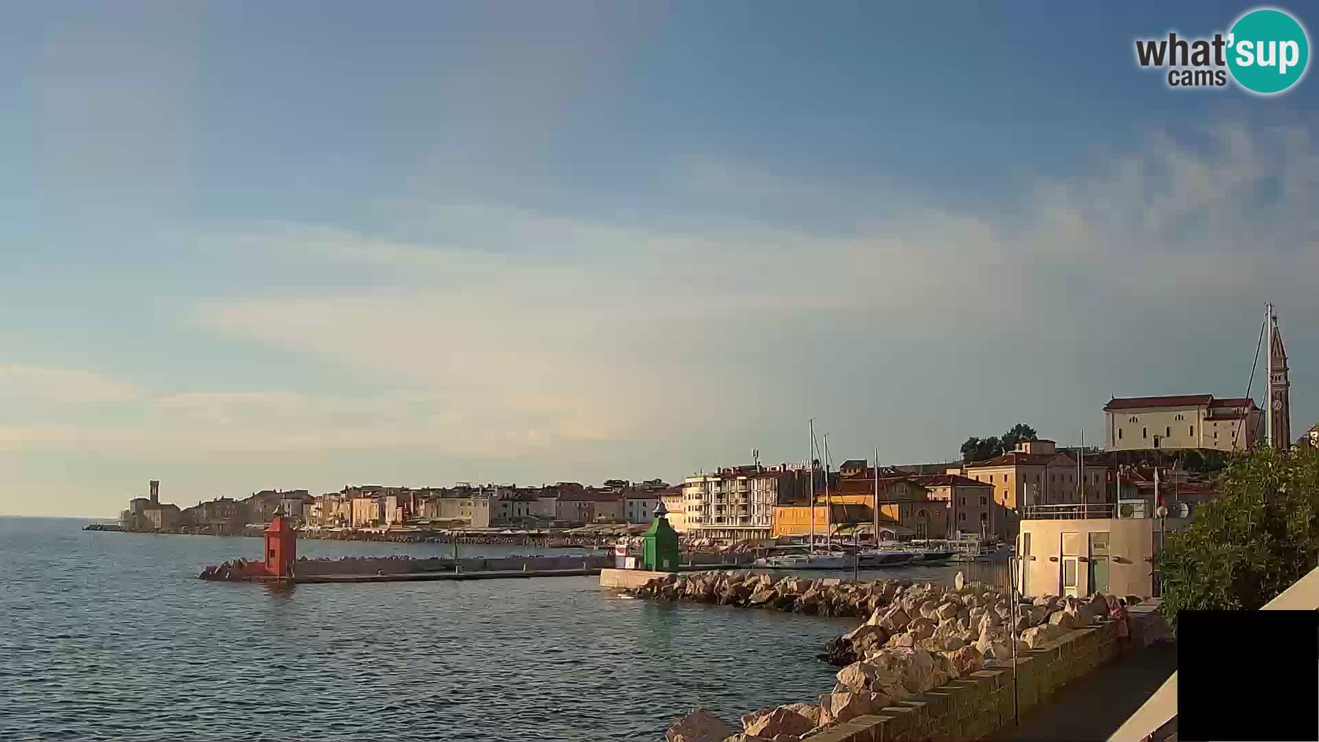 Piran – Pogled proti Punti in Mandraču