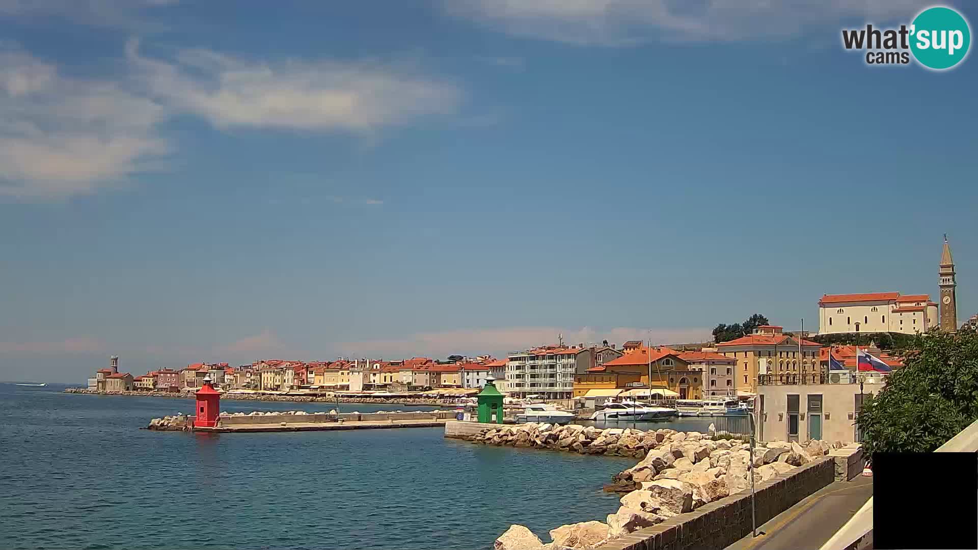 Pirano – vista verso la Punta e il “Mandrač”