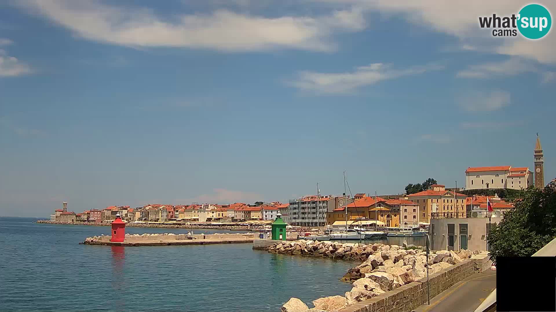 Piran – Pogled proti Punti in Mandraču