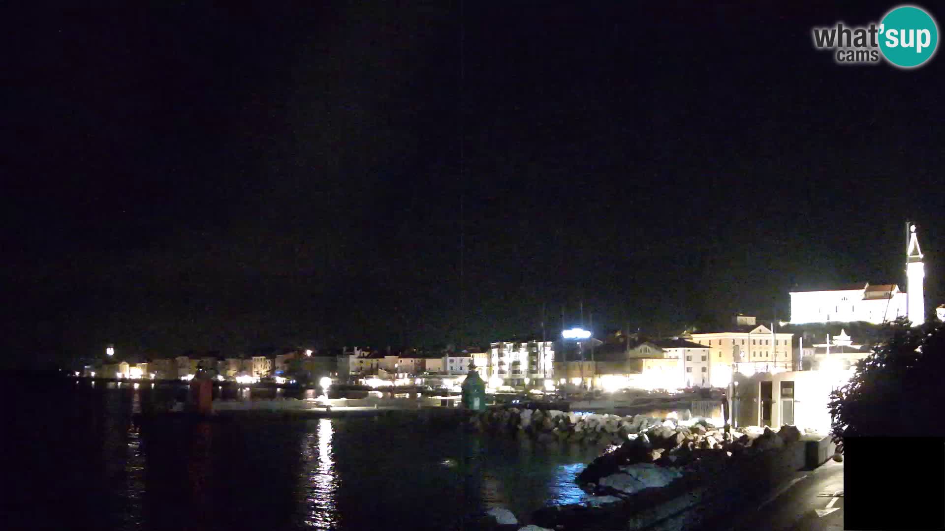 Piran – view to Punta and Mandrač