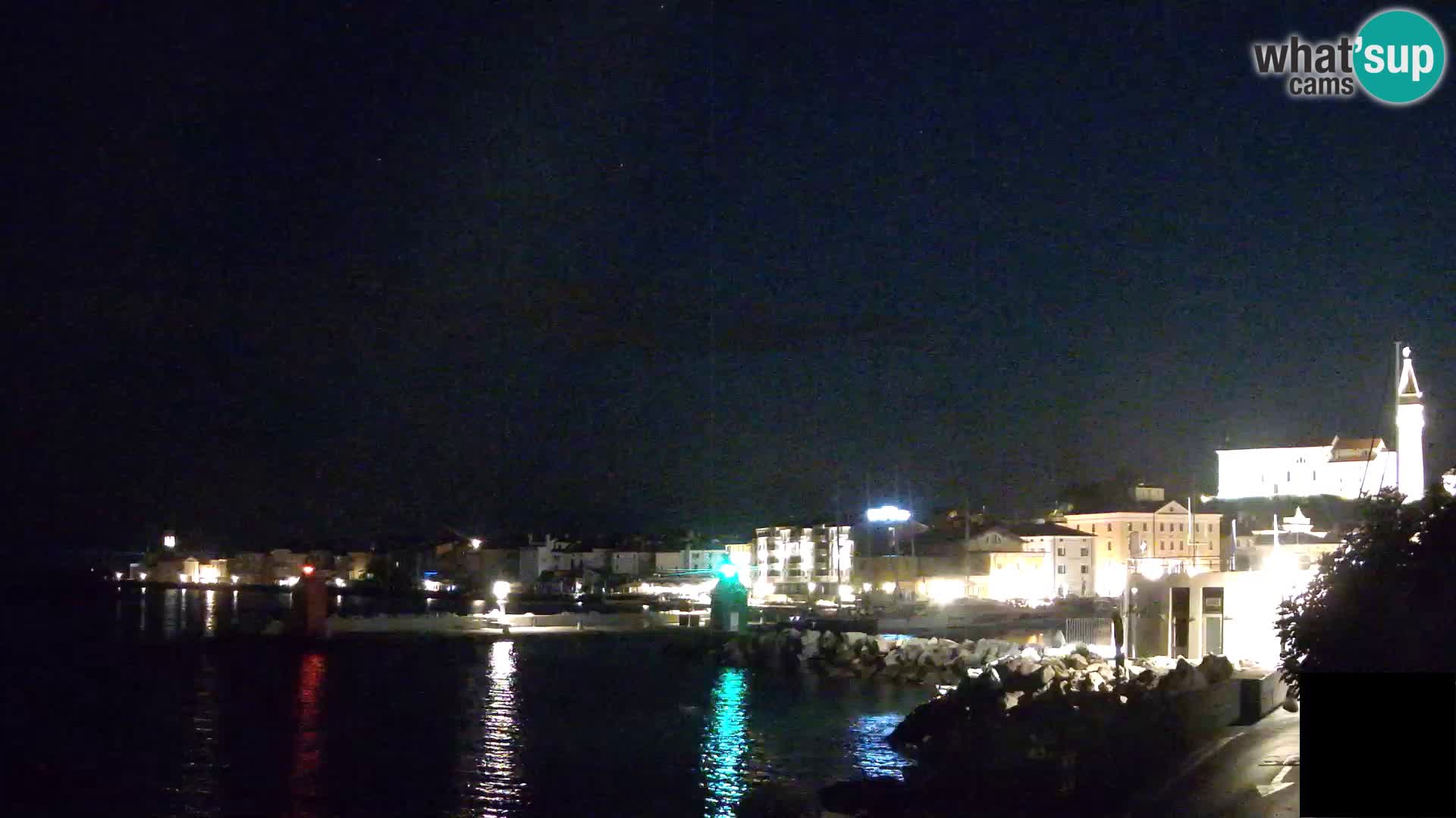 Piran – view to Punta and Mandrač