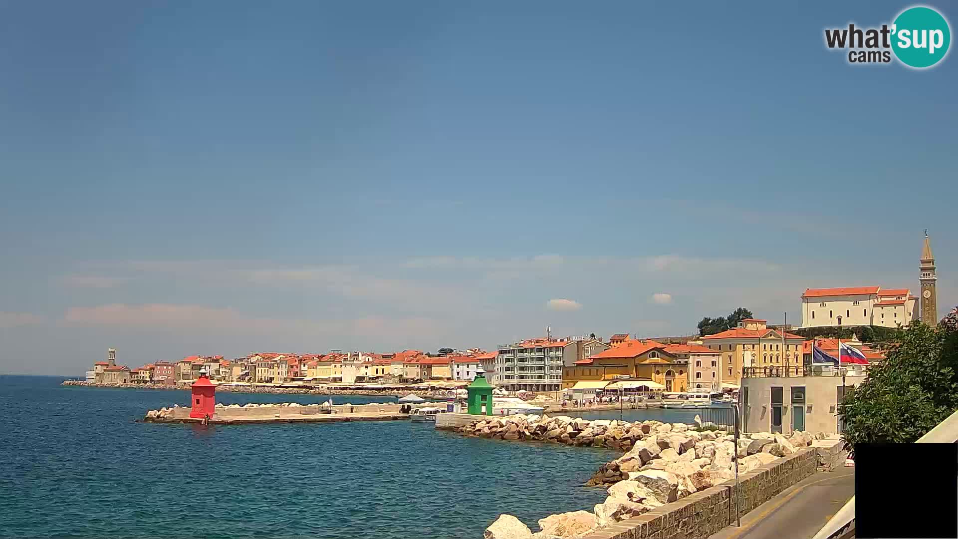 Piran – Pogled proti Punti in Mandraču