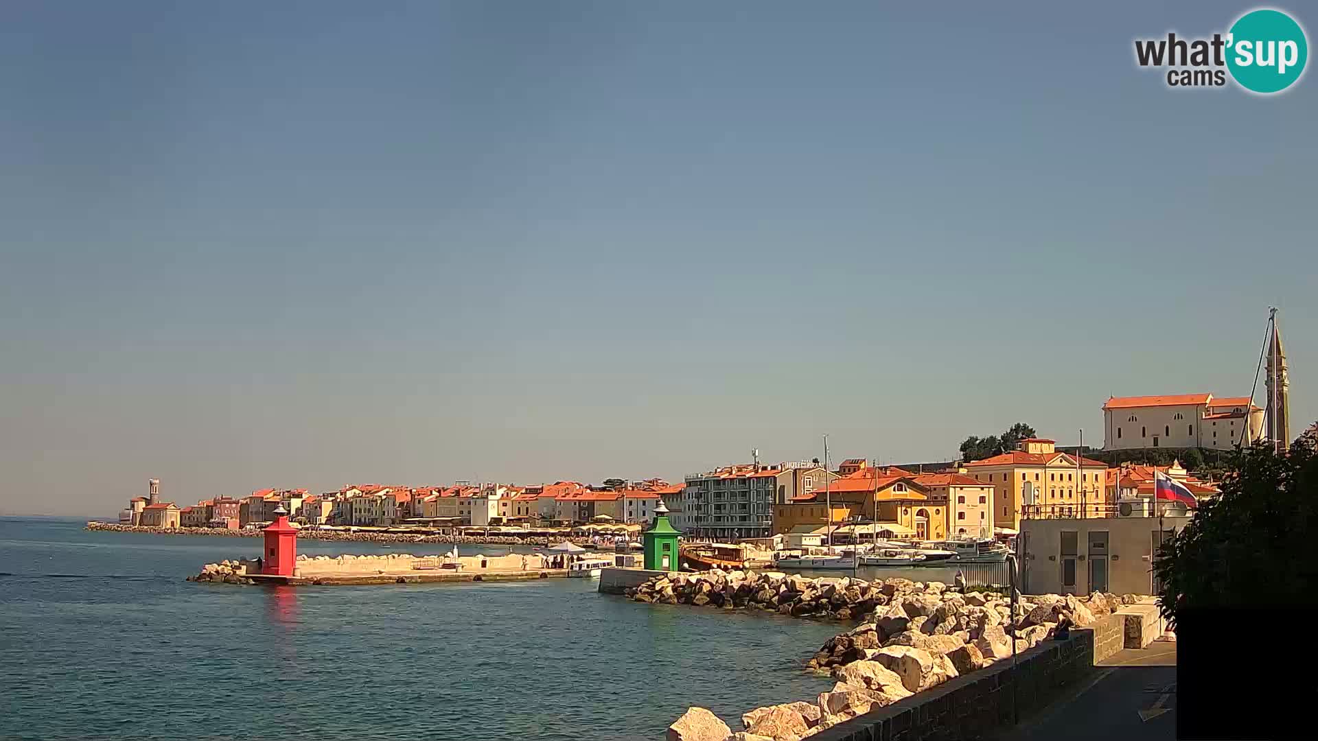 Pirano – vista verso la Punta e il “Mandrač”