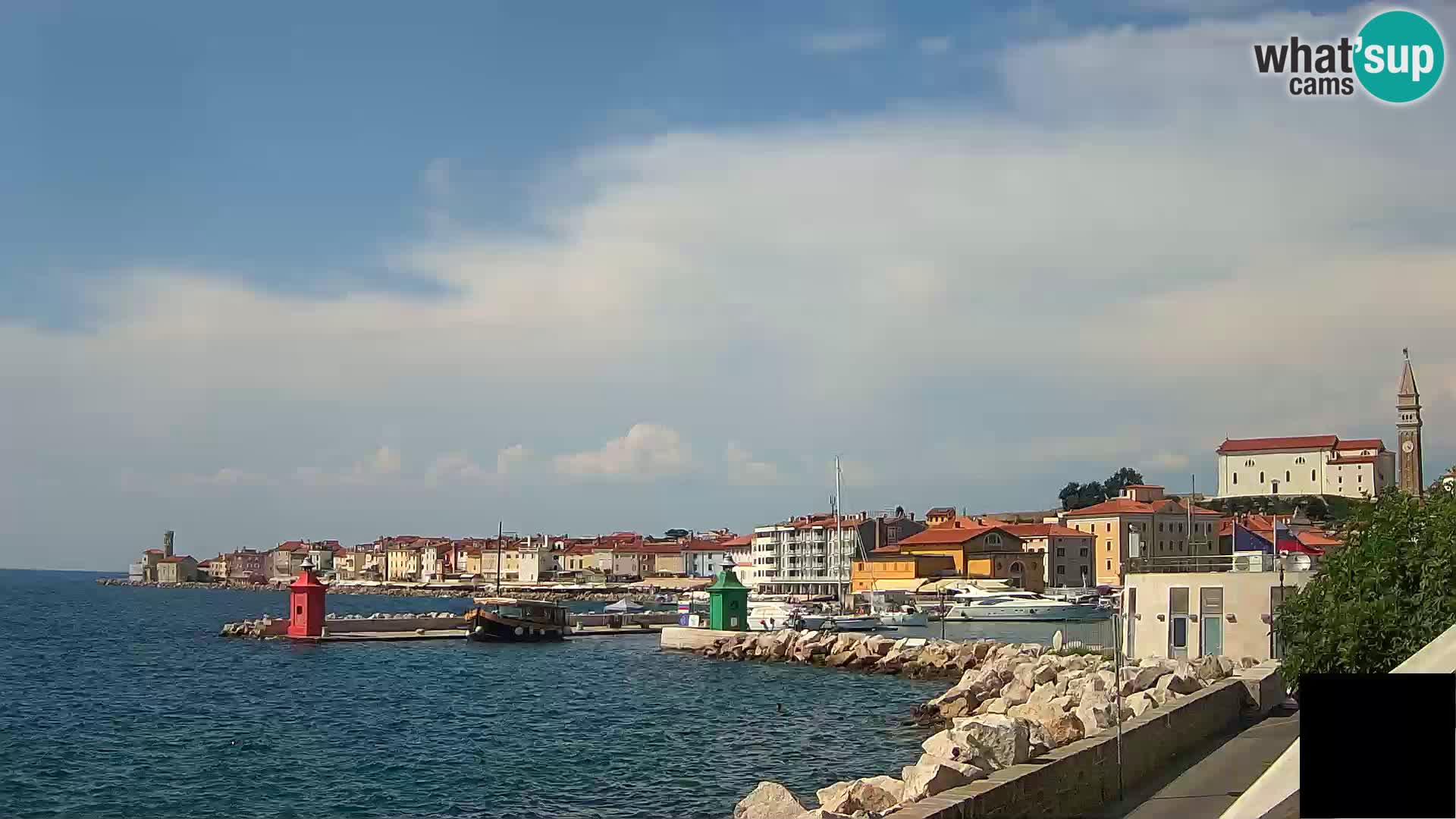 Pirano – vista verso la Punta e il “Mandrač”