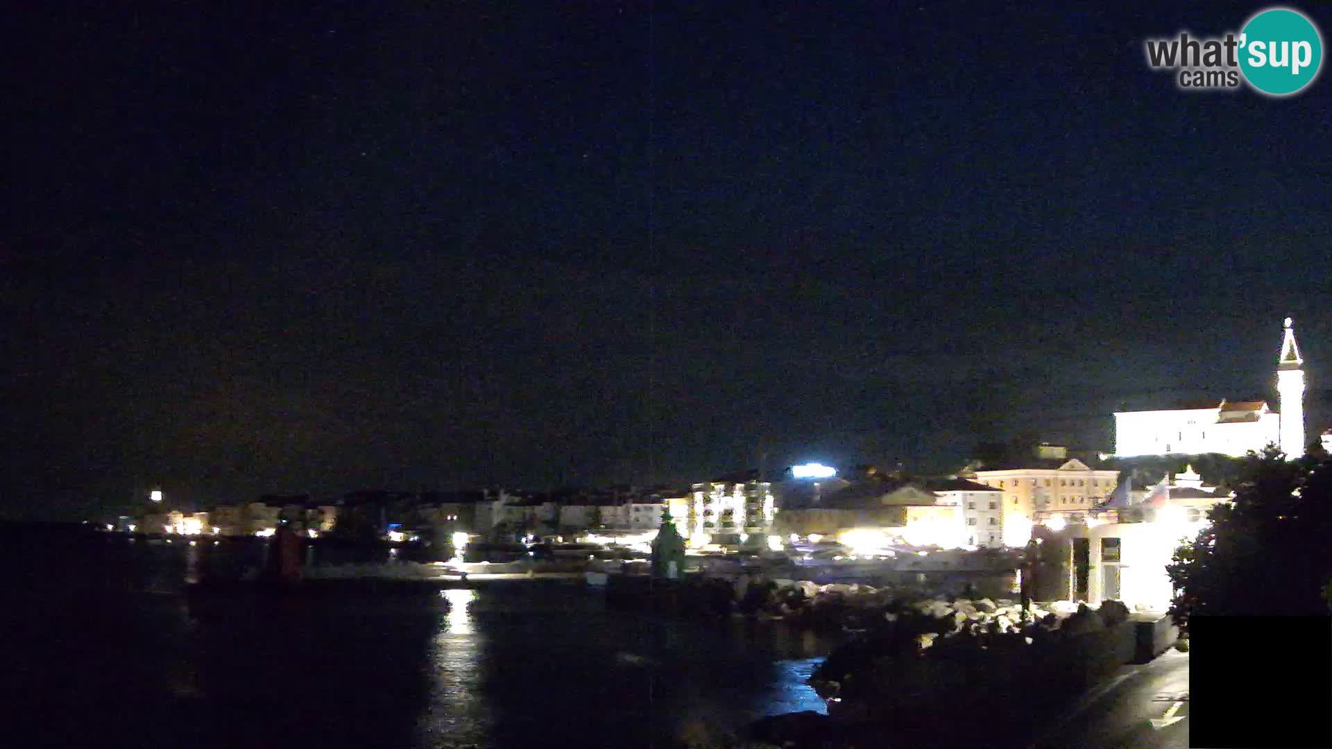 Piran – view to Punta and Mandrač