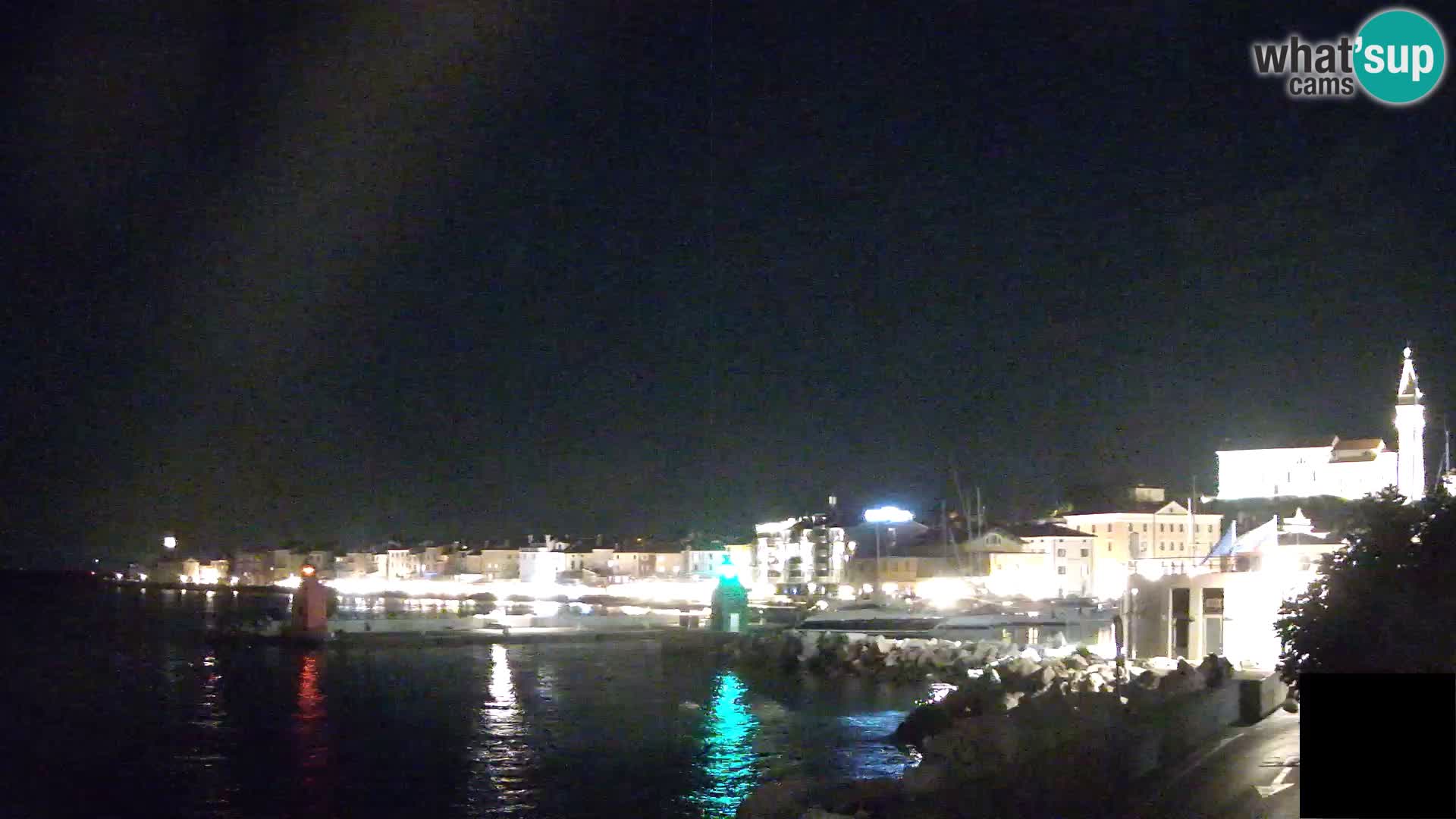 Piran – view to Punta and Mandrač