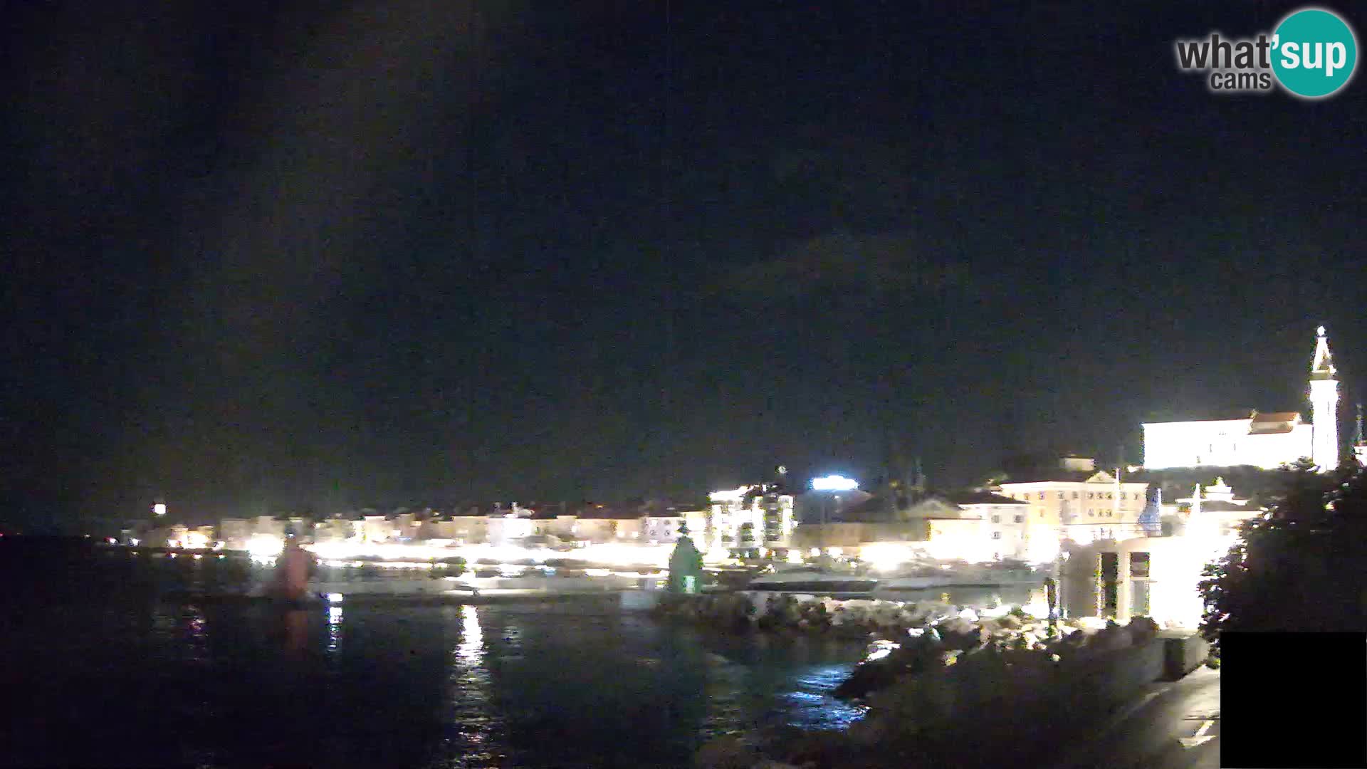 Pirano – vista verso la Punta e il “Mandrač”
