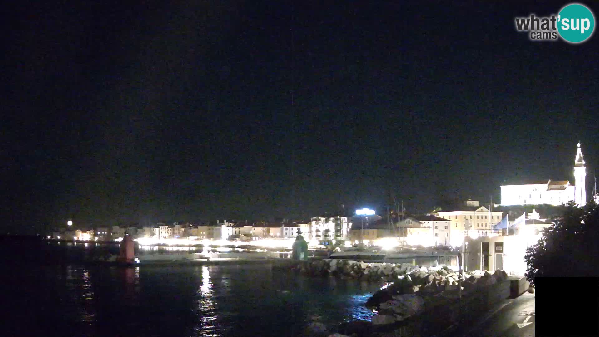 Pirano – vista verso la Punta e il “Mandrač”