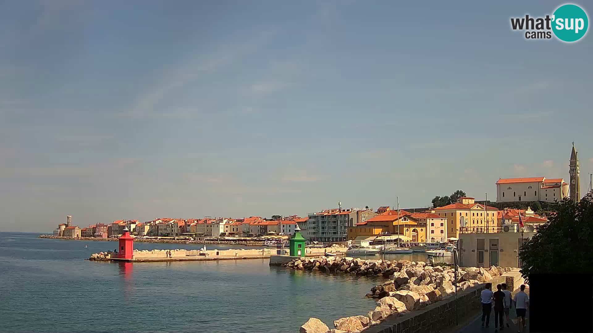 Piran – view to Punta and Mandrač