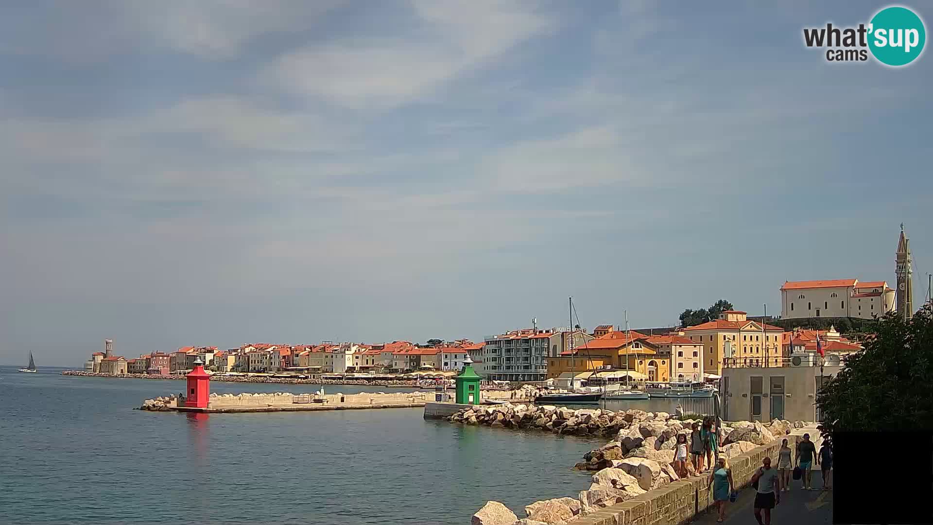 Pirano – vista verso la Punta e il “Mandrač”