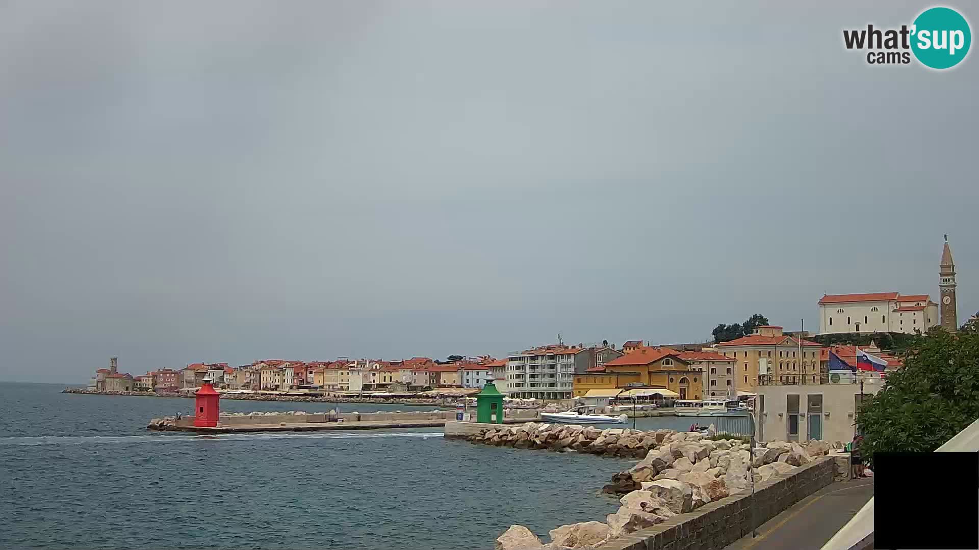 Piran – Pogled proti Punti in Mandraču