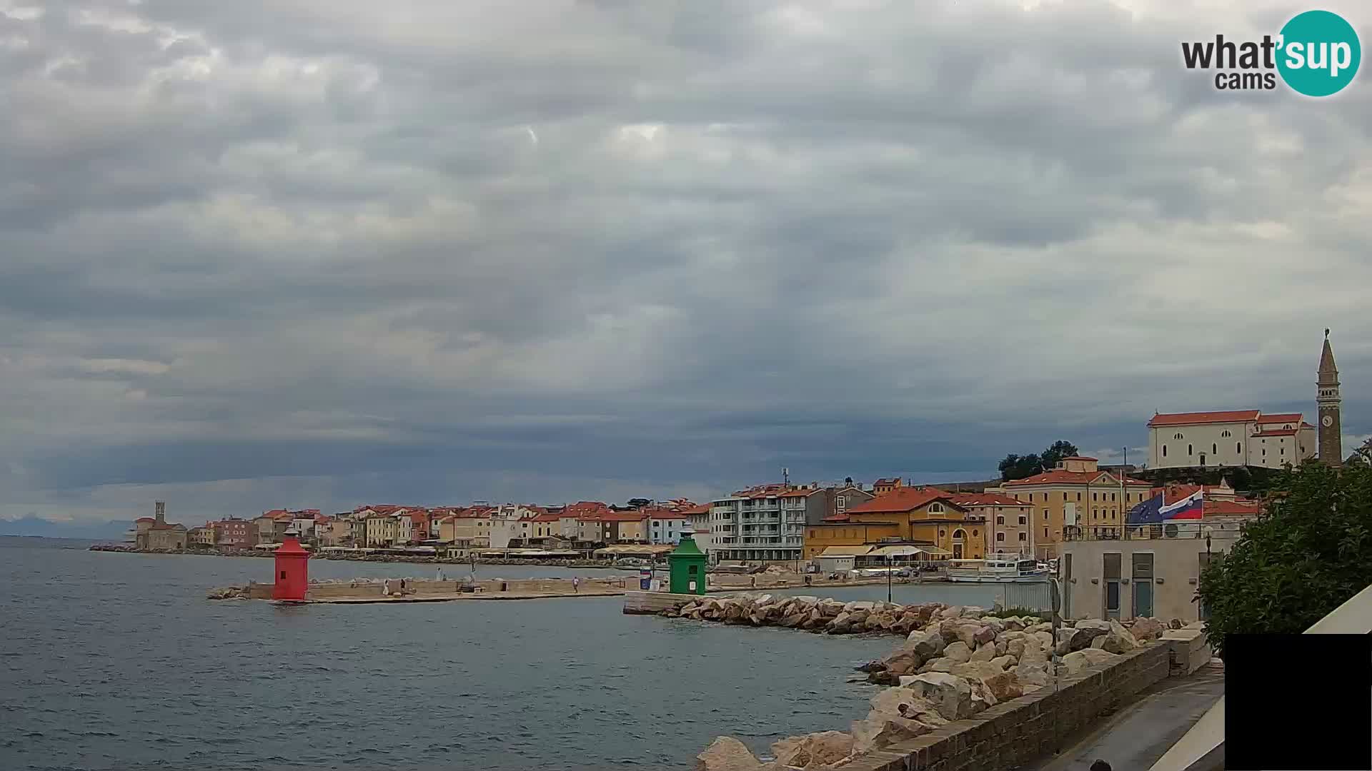 Piran – Pogled proti Punti in Mandraču
