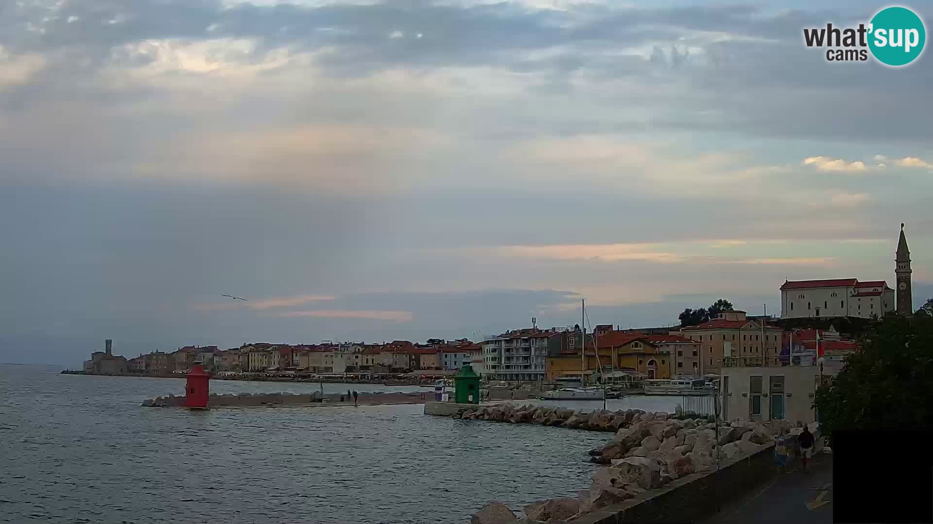 Piran – view to Punta and Mandrač
