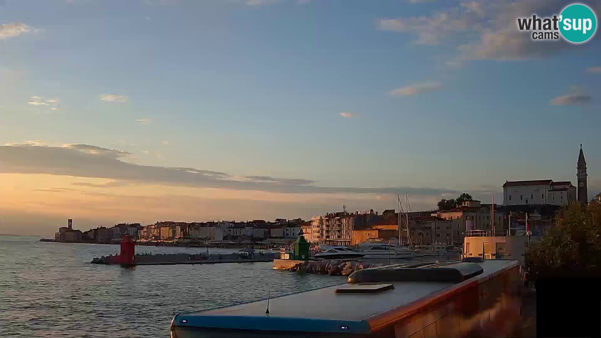 Piran – view to Punta and Mandrač