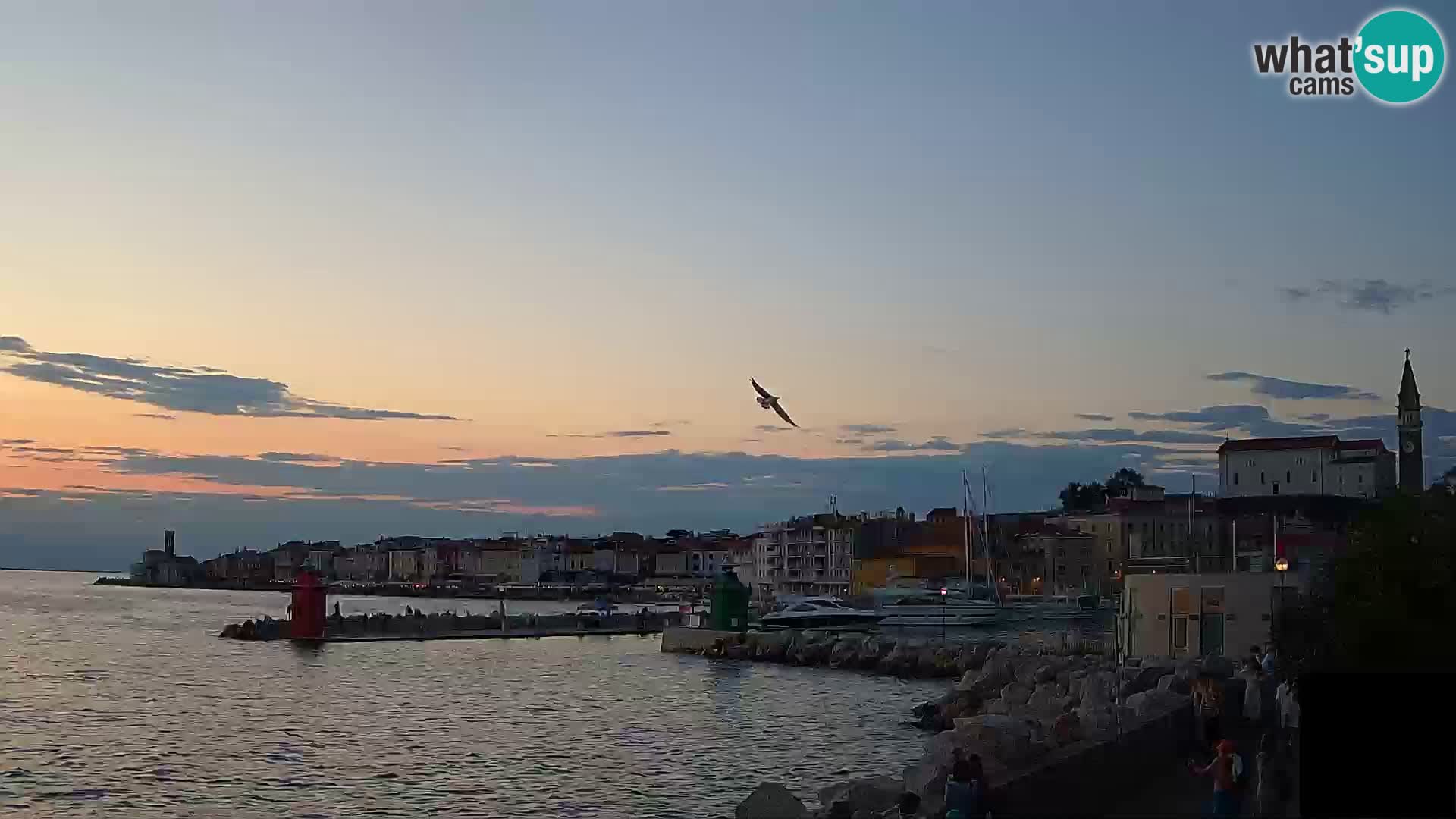 Piran – view to Punta and Mandrač