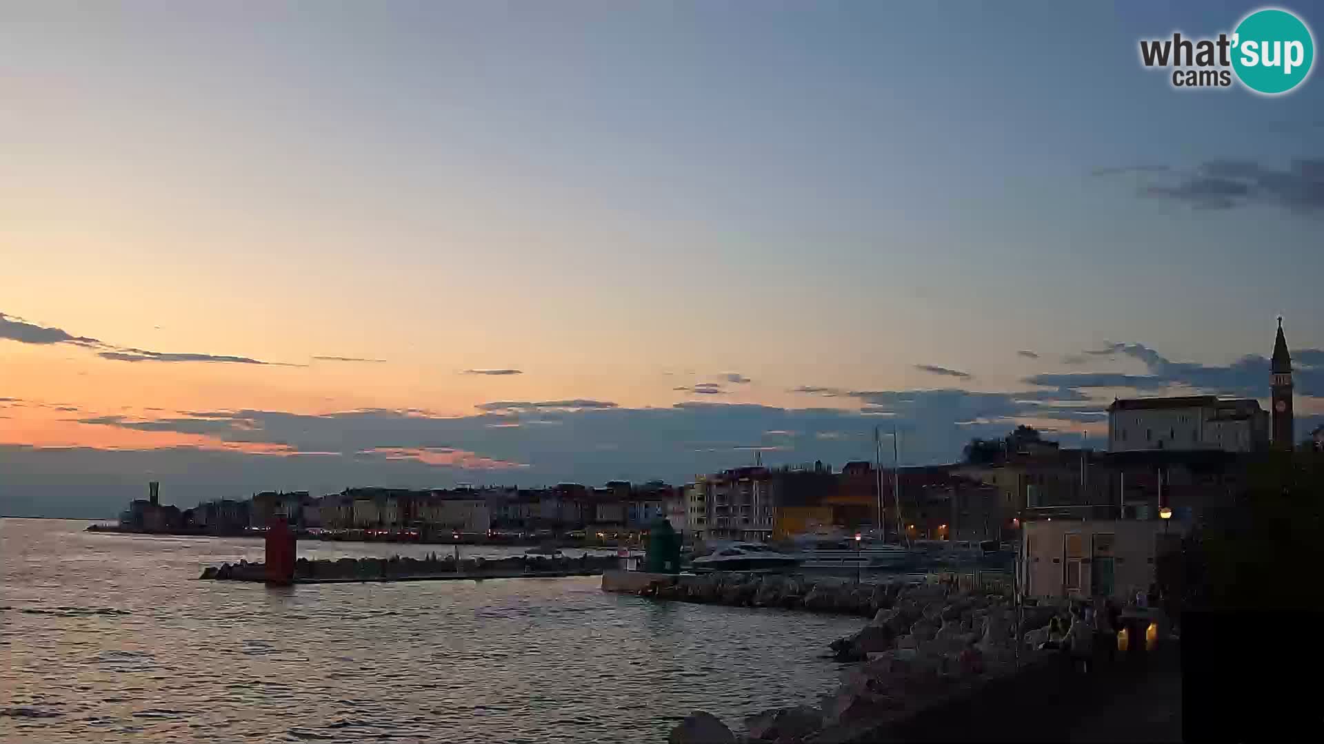 Piran – view to Punta and Mandrač