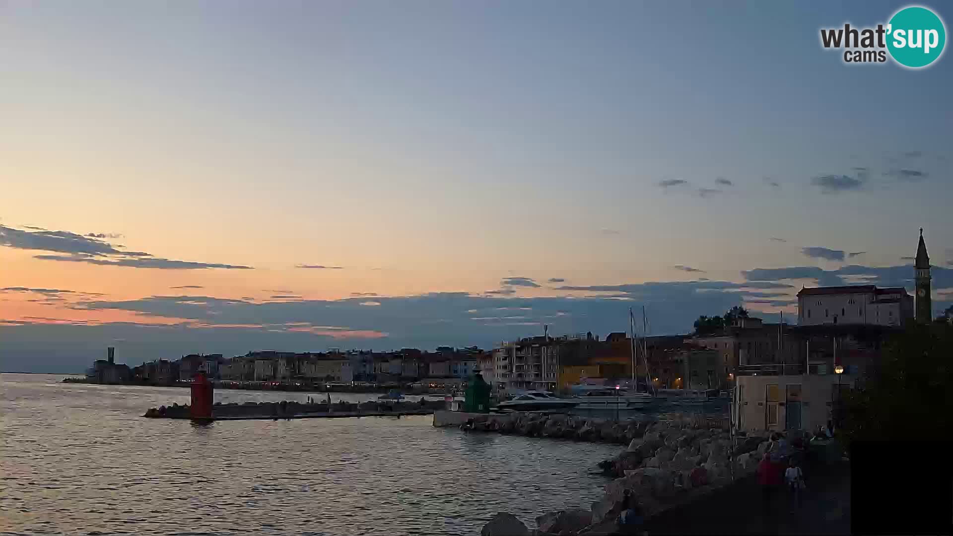 Piran – view to Punta and Mandrač