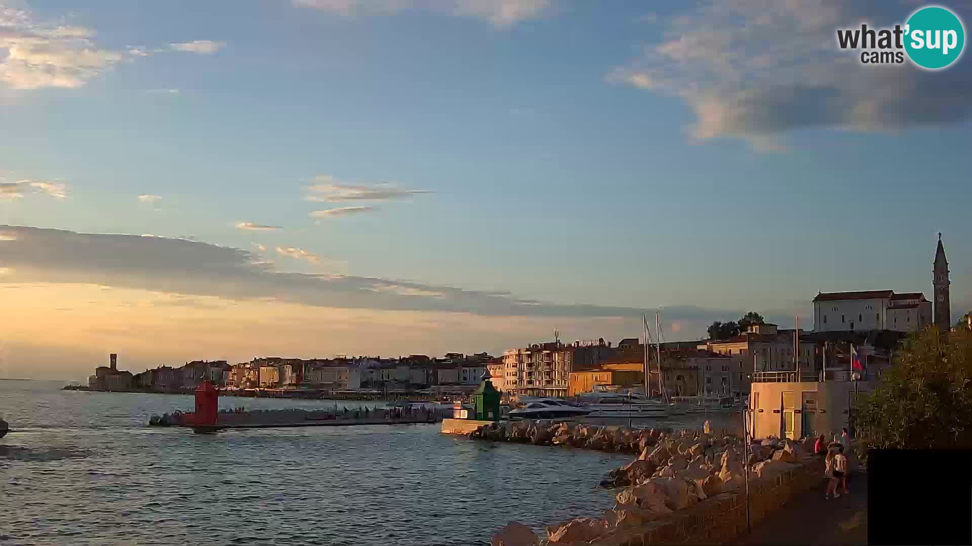 Piran – view to Punta and Mandrač
