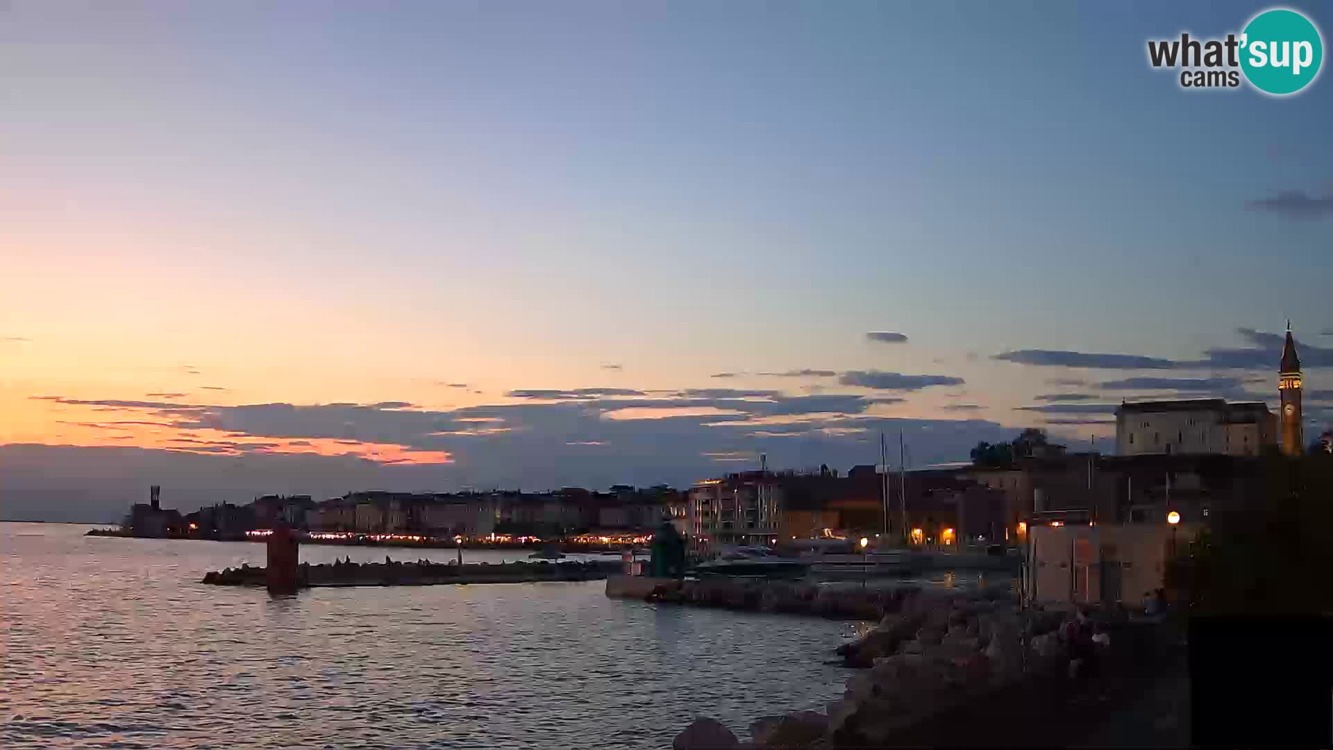 Pirano – vista verso la Punta e il “Mandrač”