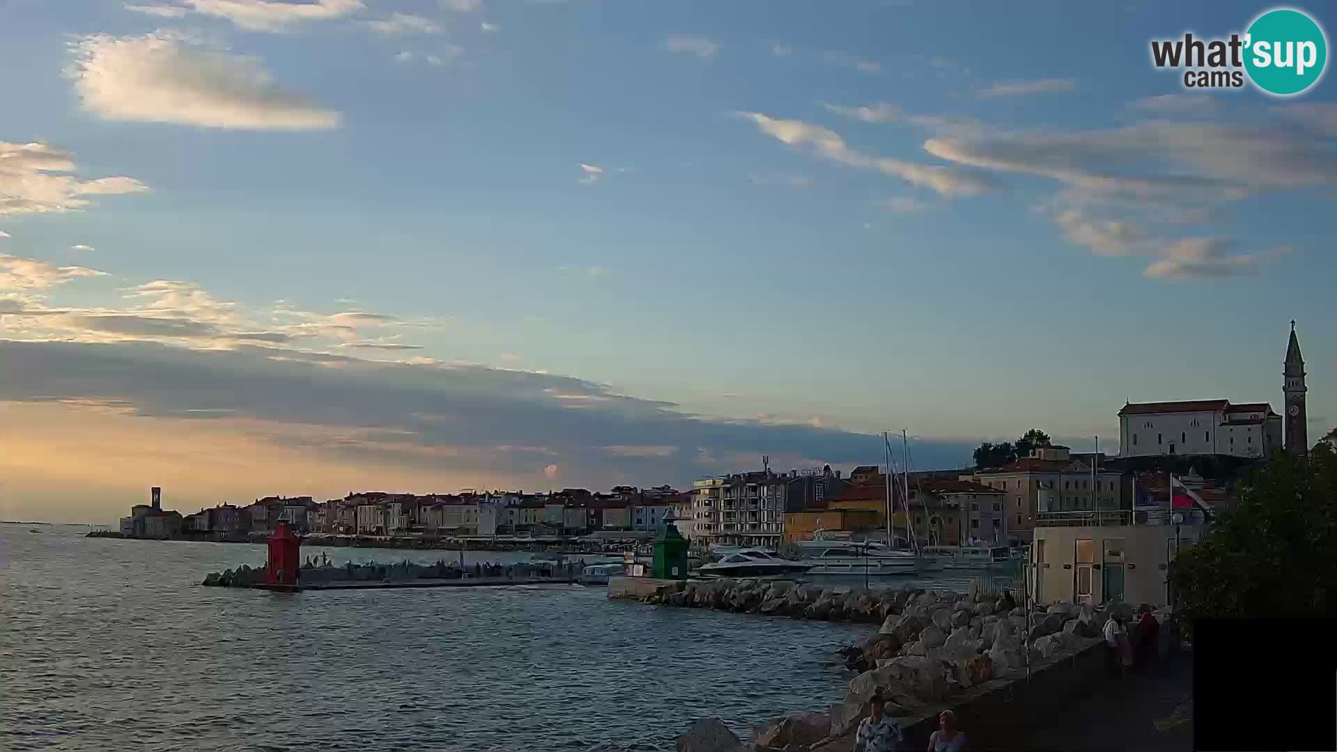 Piran – view to Punta and Mandrač