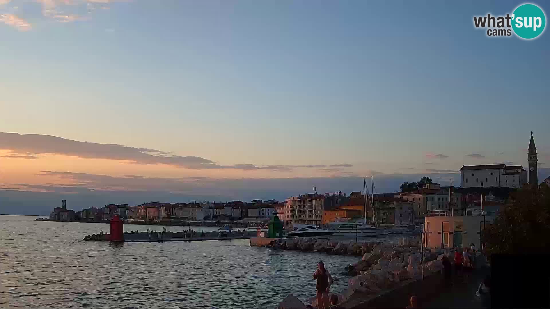 Pirano – vista verso la Punta e il “Mandrač”