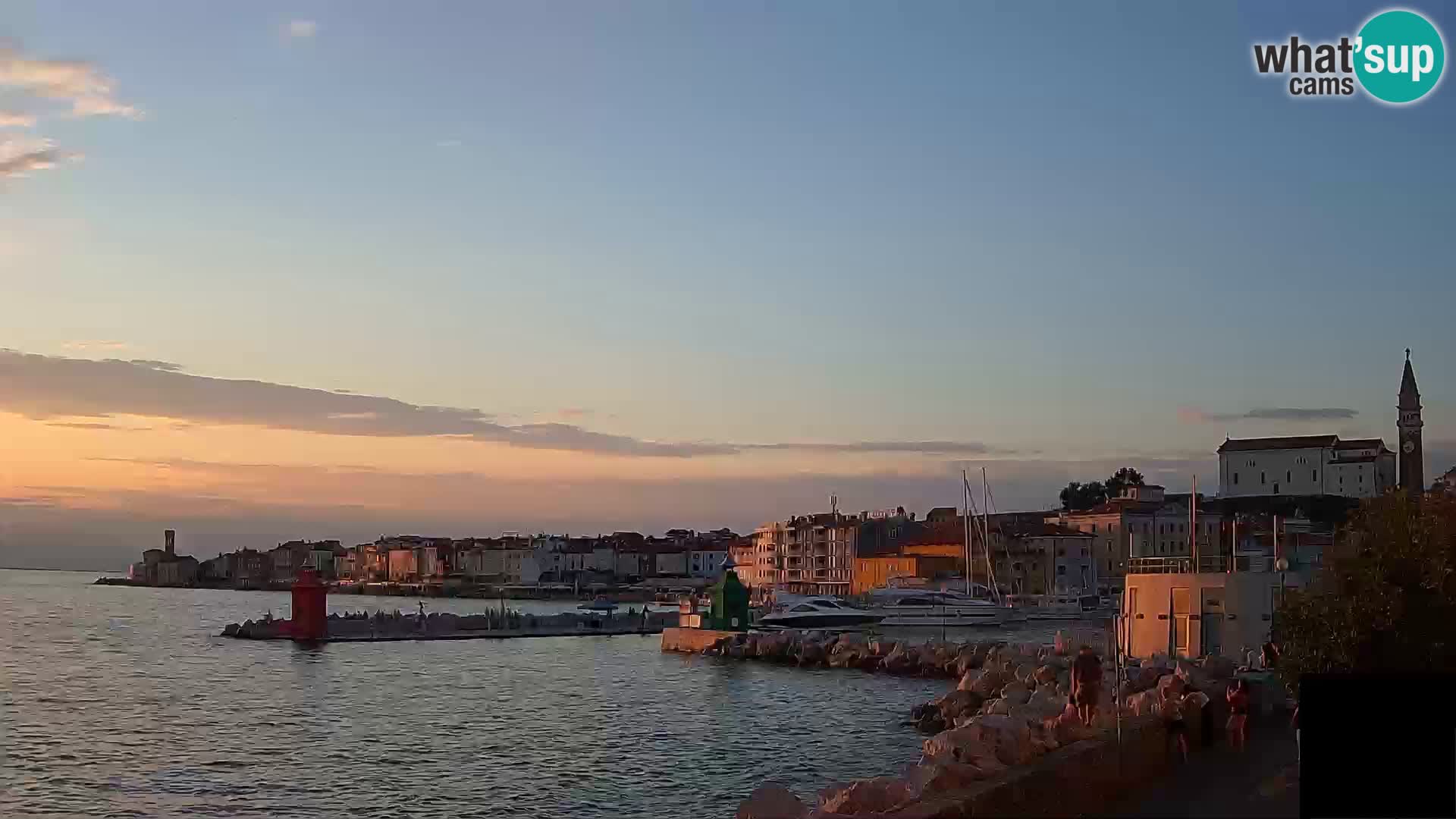Piran – view to Punta and Mandrač
