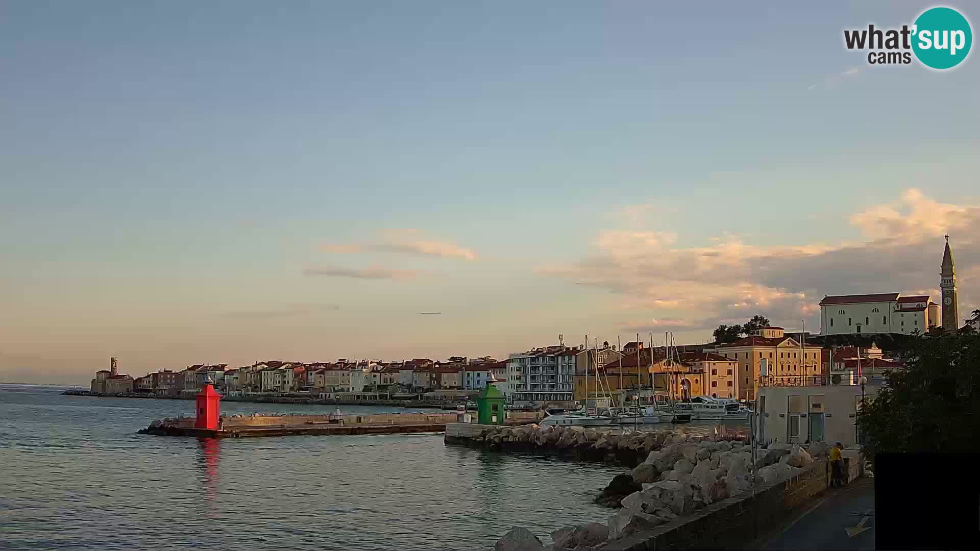 Piran – view to Punta and Mandrač
