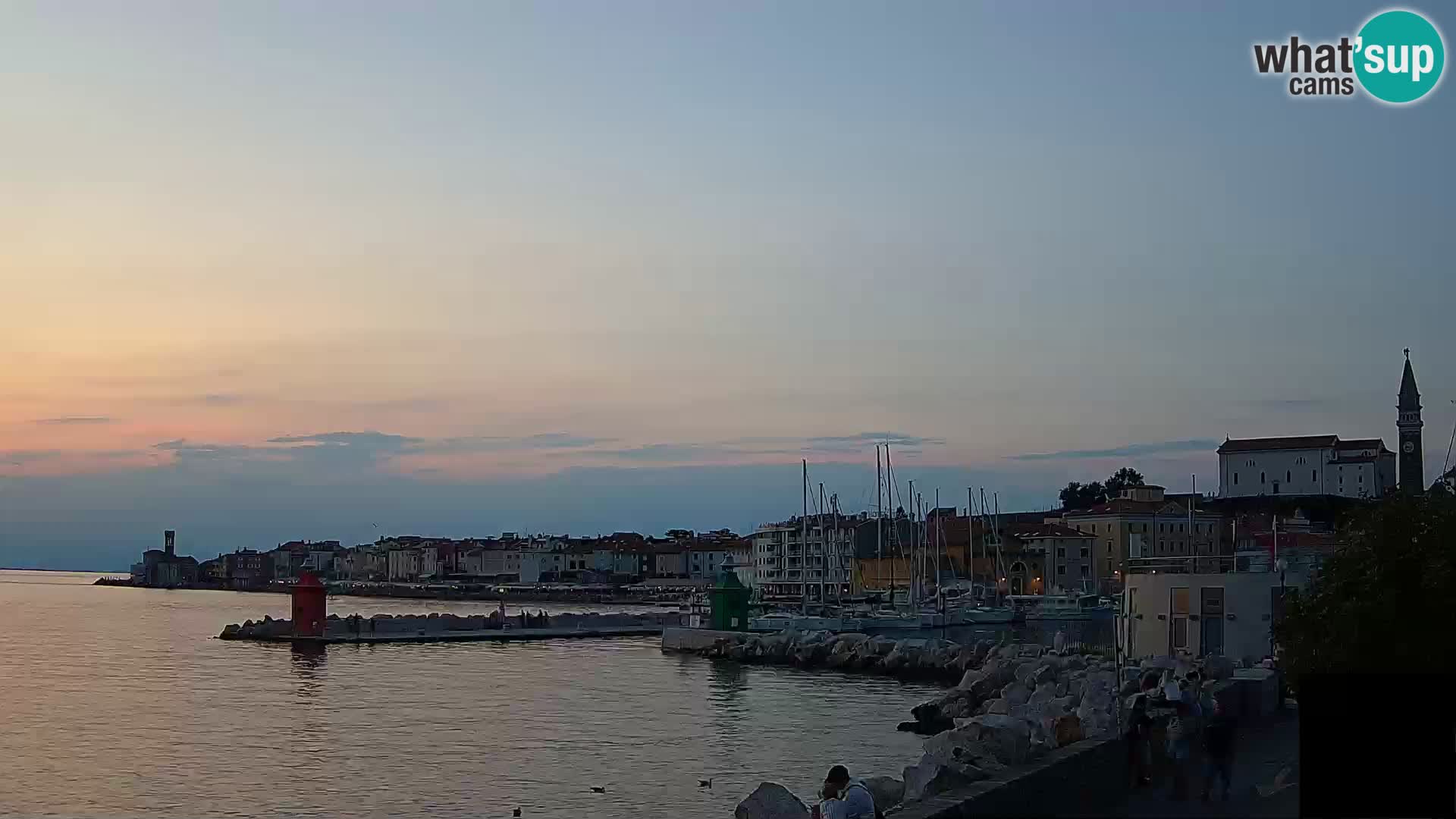 Piran – view to Punta and Mandrač
