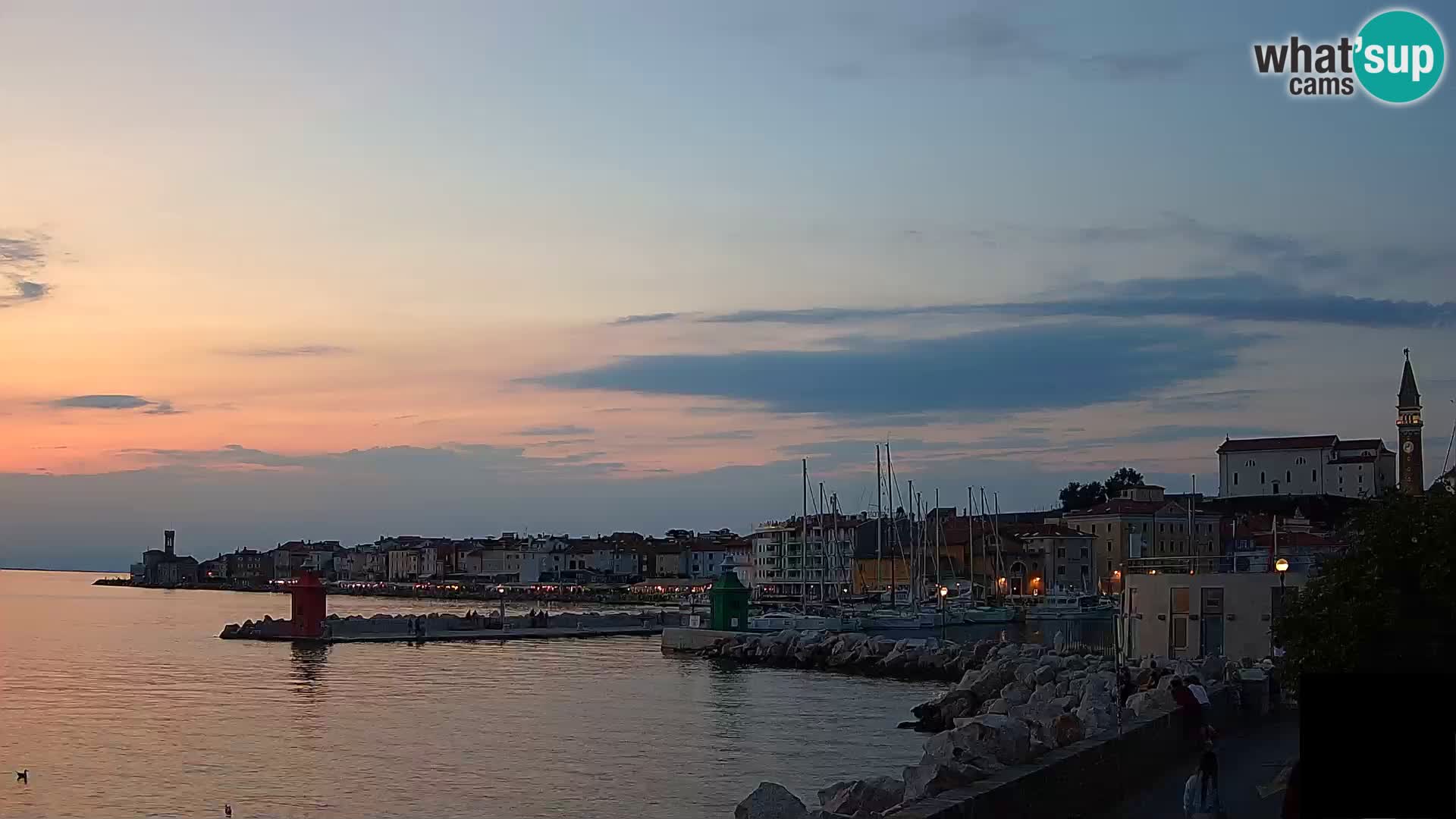Piran – view to Punta and Mandrač